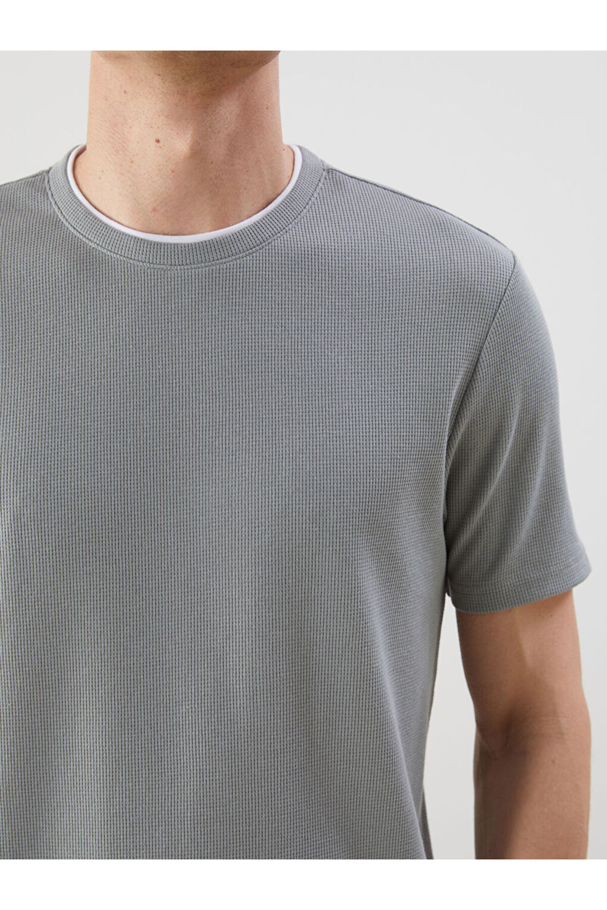 LC Waikiki-New Season Crew Neck Plain Men's T-Shirt - S5Jf99Z8 4