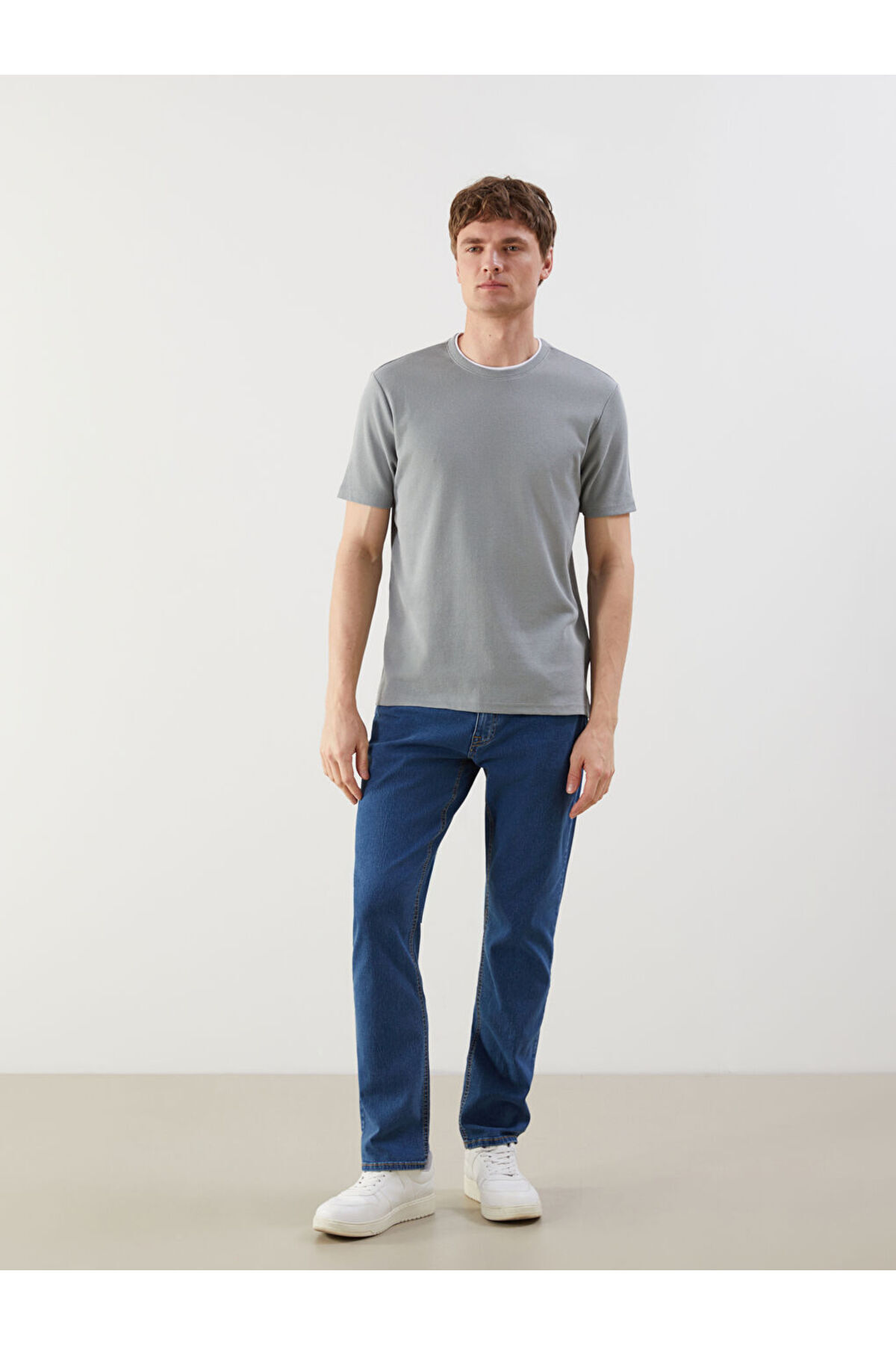 LC Waikiki-New Season Crew Neck Plain Men's T-Shirt - S5Jf99Z8 3