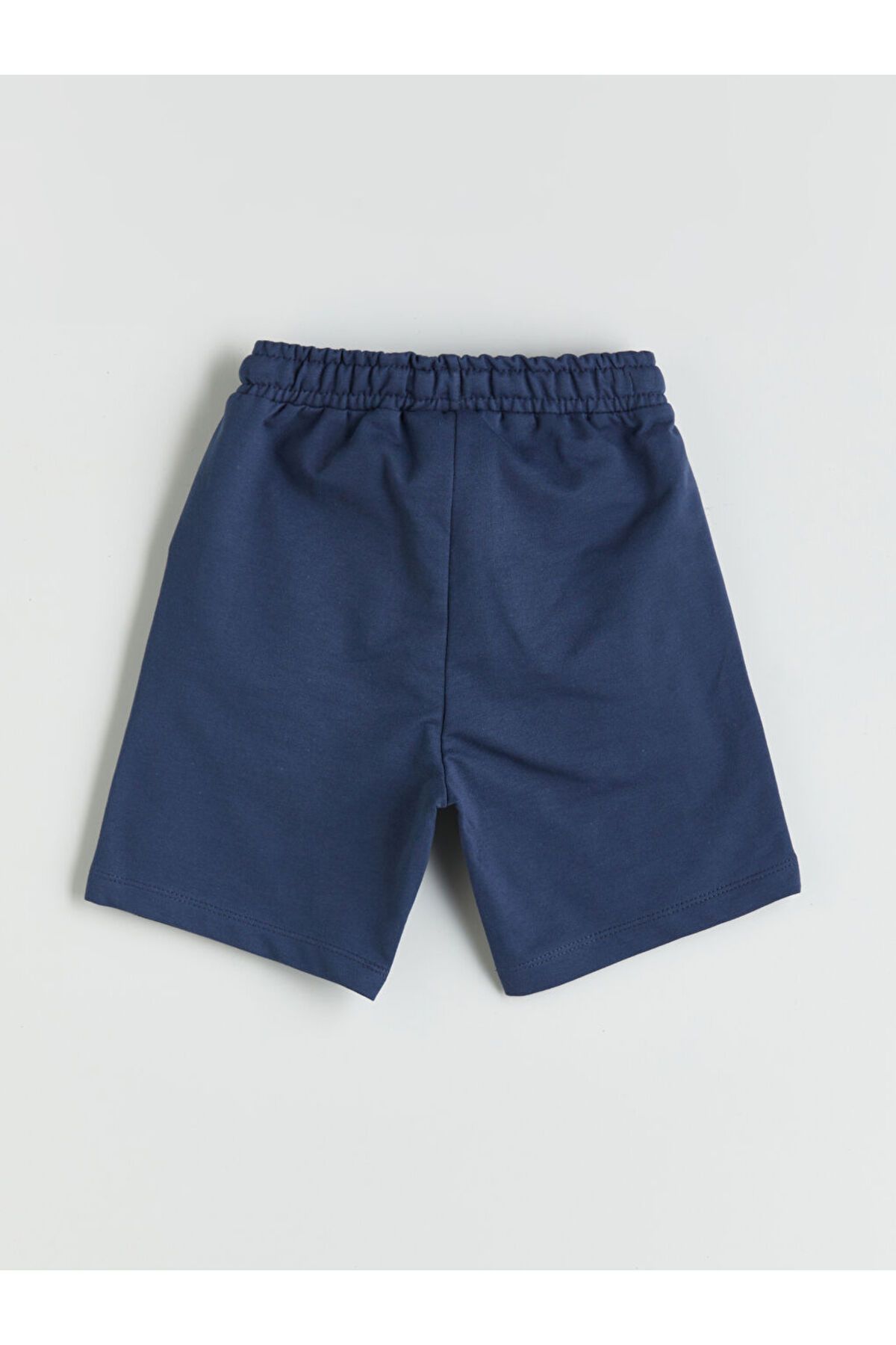 LC Waikiki-Ecru California Printed Boys' T-Shirt and Shorts 2-Piece Set 6