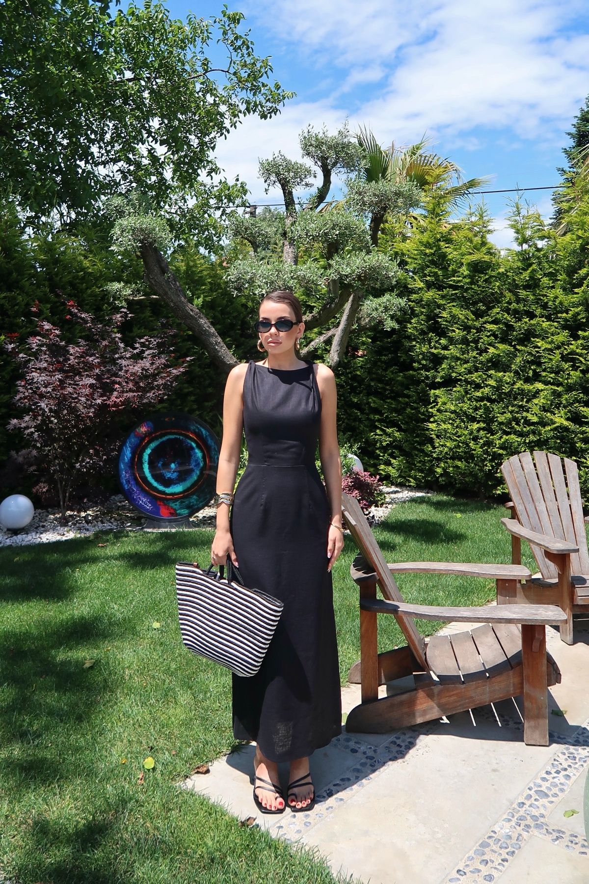 Swass Palma Summer Donna Elbise Siyah