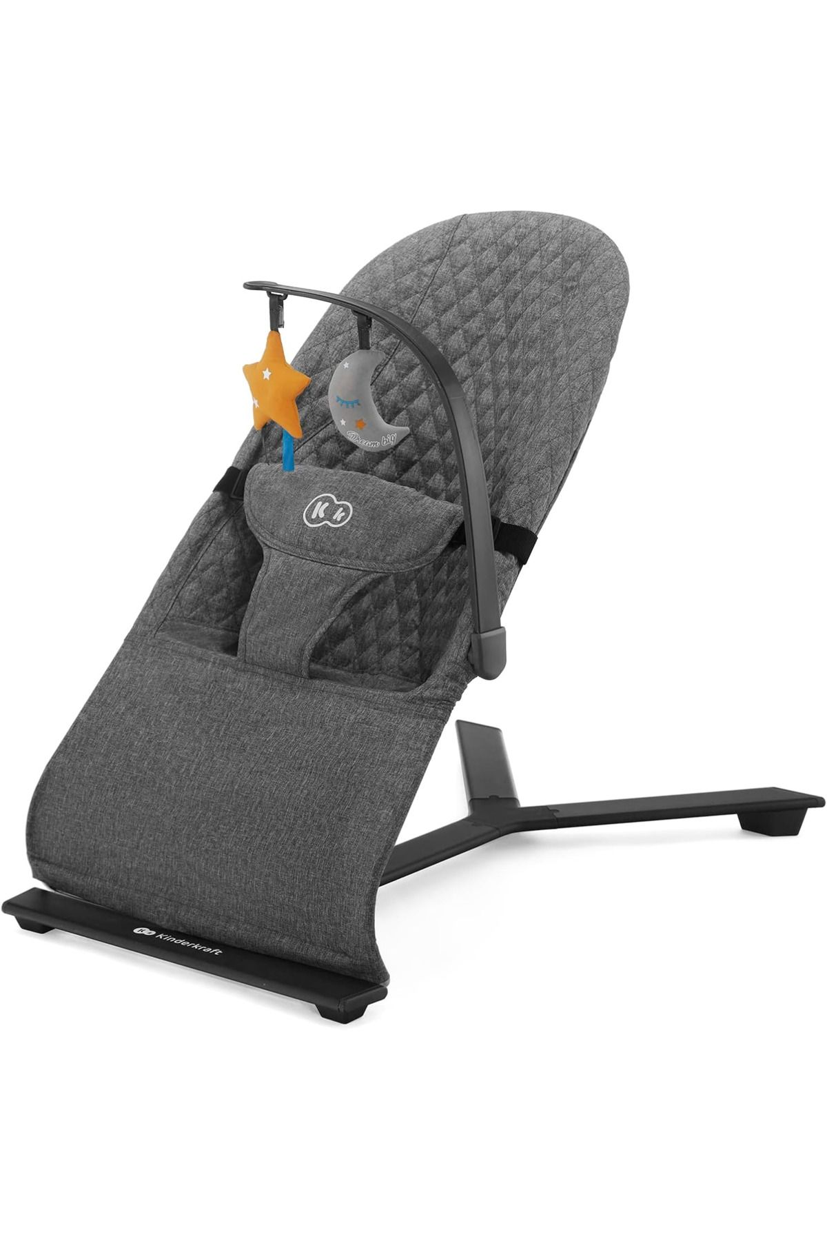 Kinderkraft Mimi Yenidoğan Ana Kucağı, Sallanabilir Koltuk, 0–9 kg, Oyuncak Barı