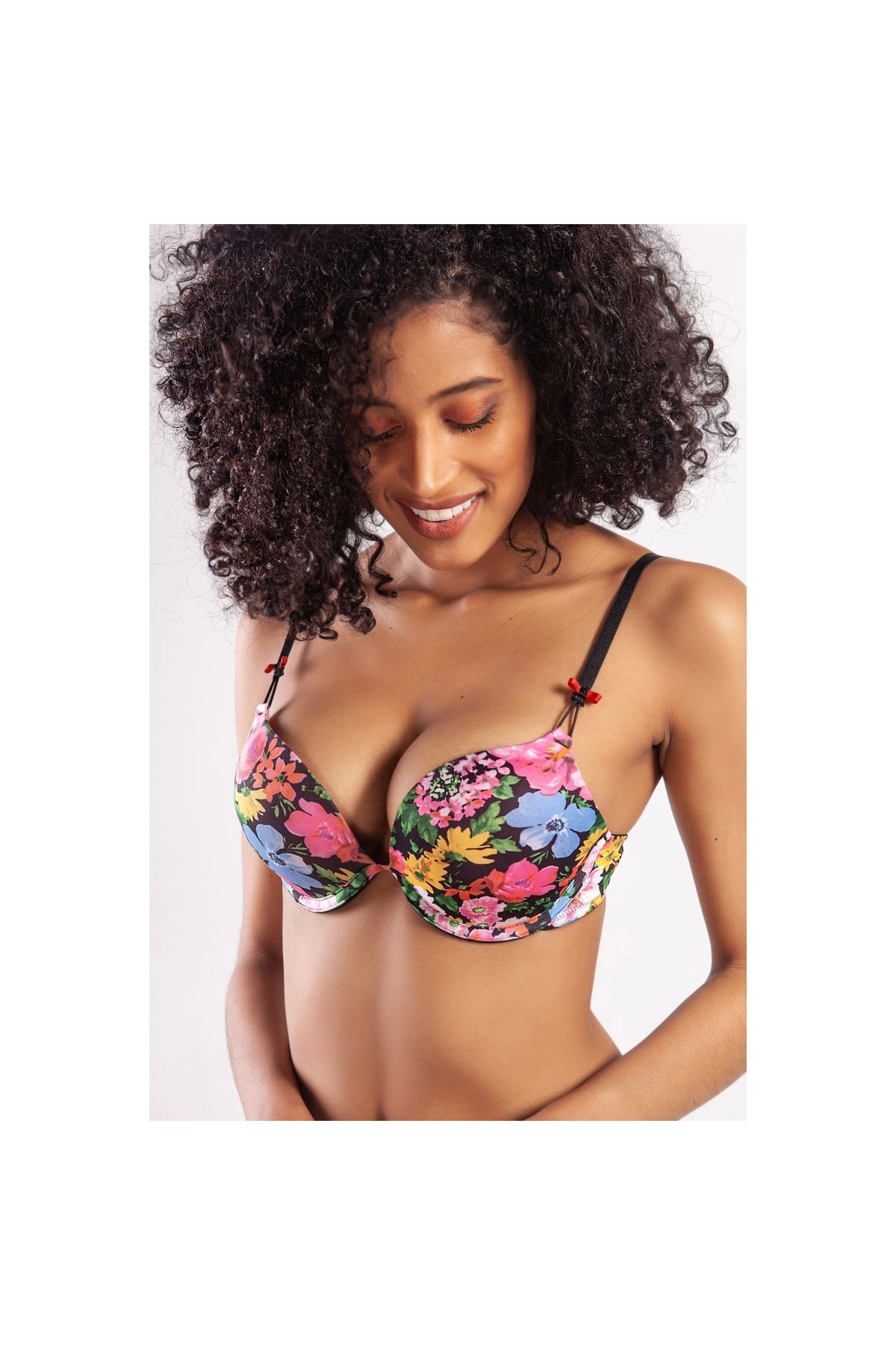 Marsilyan Golshan Garden Heavy Push up Bra, Siyah Konforlu ve Şık Sütyen
