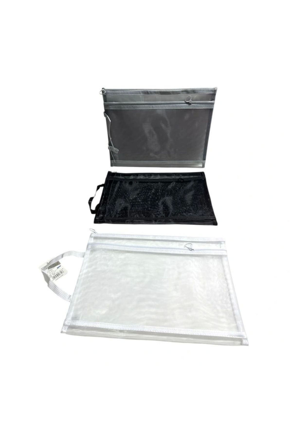 Odak-Jd-4201 Double Zippered Handle Mesh A4 File (Mesh File) - Single 2