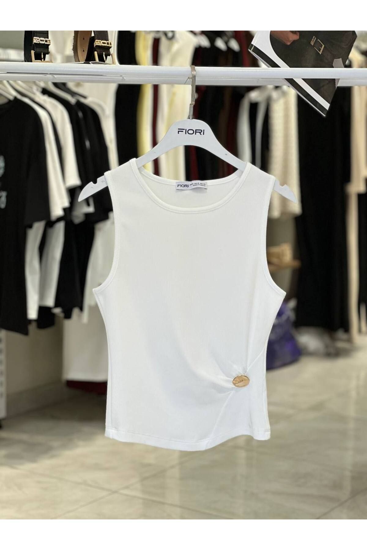 FioriModa Sıfır Kol Bluz
