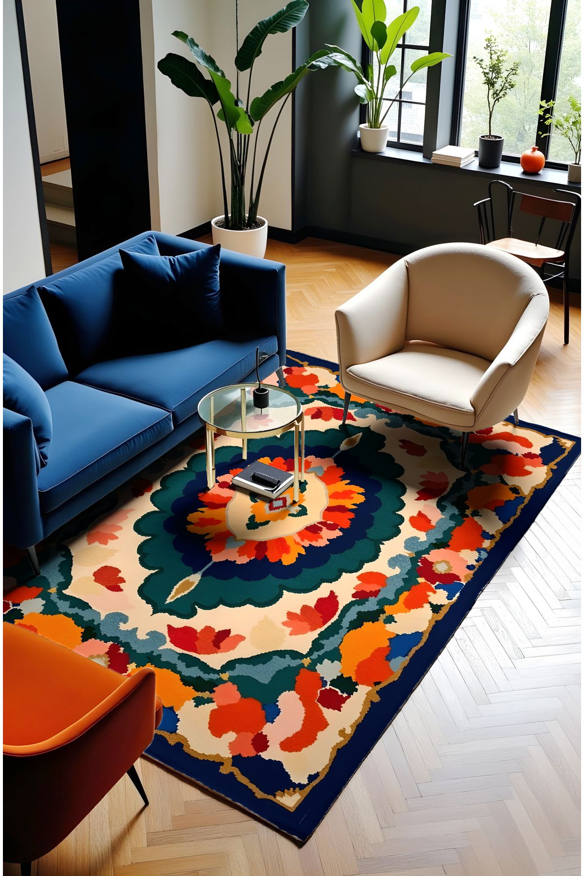 MUN HOME Modern renkli modern Desenli Dokuma Taban Dijital Baskılı Halı kilim