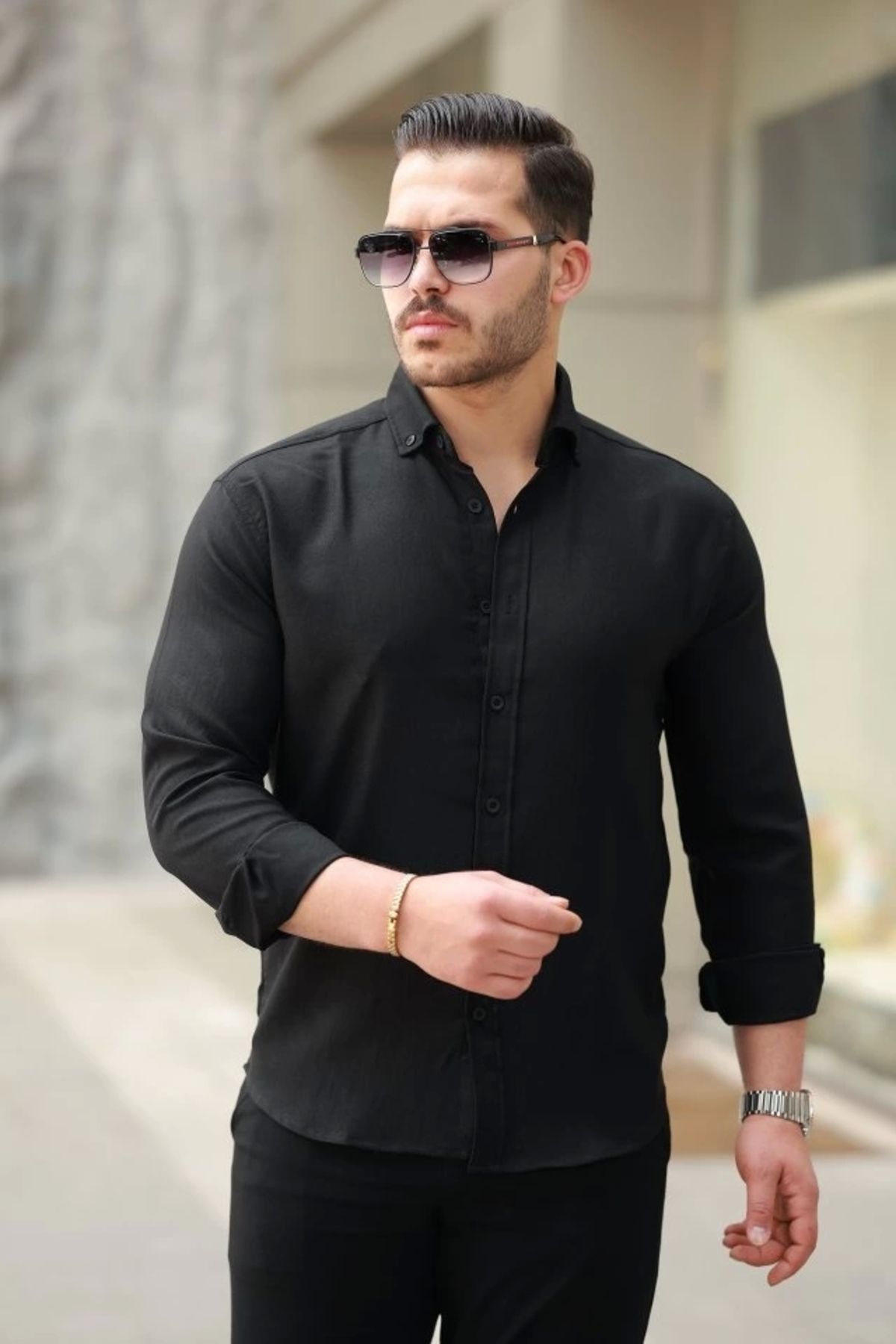Butik Erkek Uzun Kollu Gömlek
