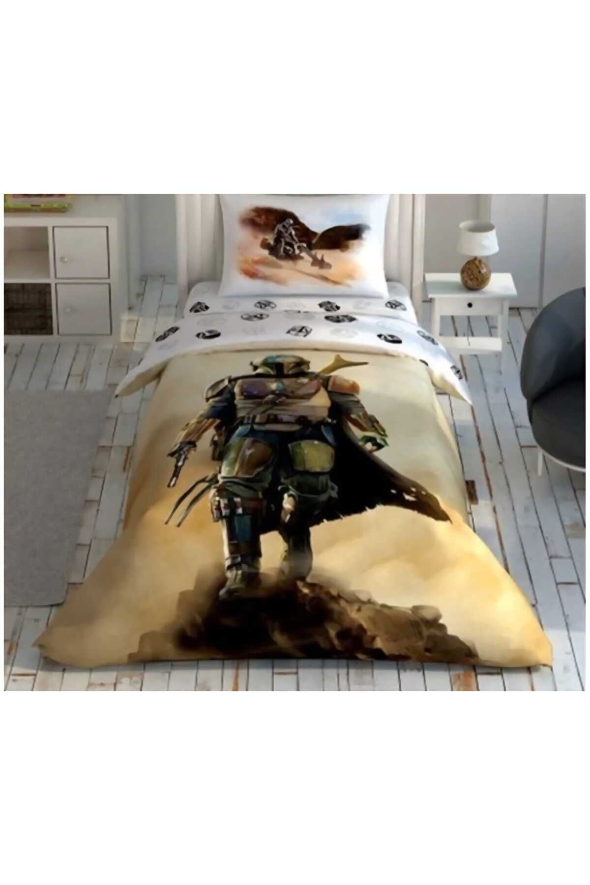 Taç TAÇ LİSANSLI STAR WARS MANDALORIAN TEK KİŞİLİK NEVRESİM TAKIMI