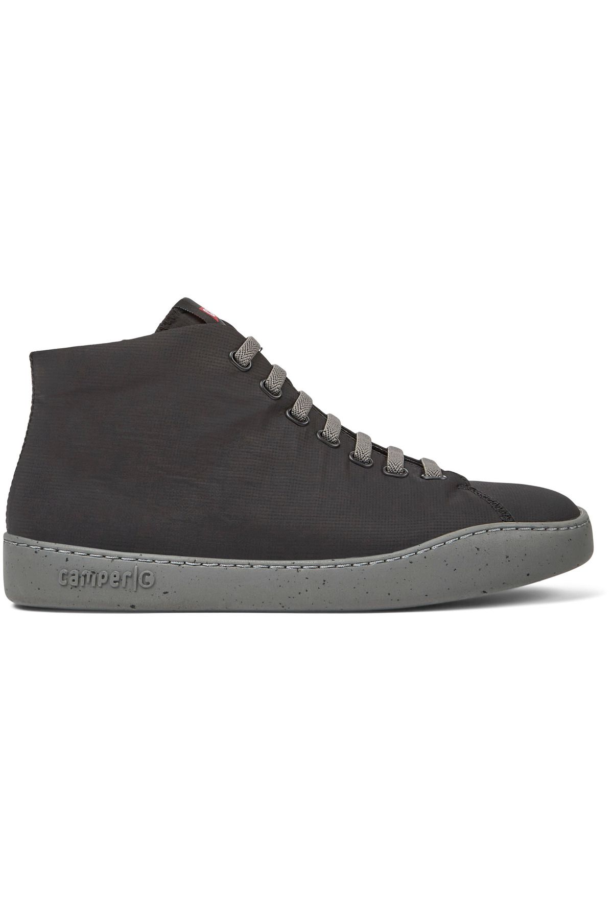 CAMPER-Men's Black Hook And Loop Sneaker Boots with Zipper - PeuTouring 2
