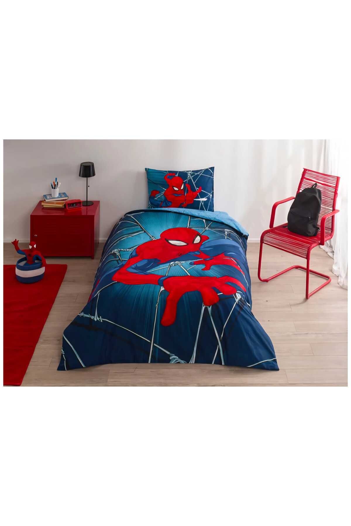 Taç TAÇ LİSANSLI SPIDERMAN RISE TEK KİŞİLİK NEVRESİM TAKIMI
