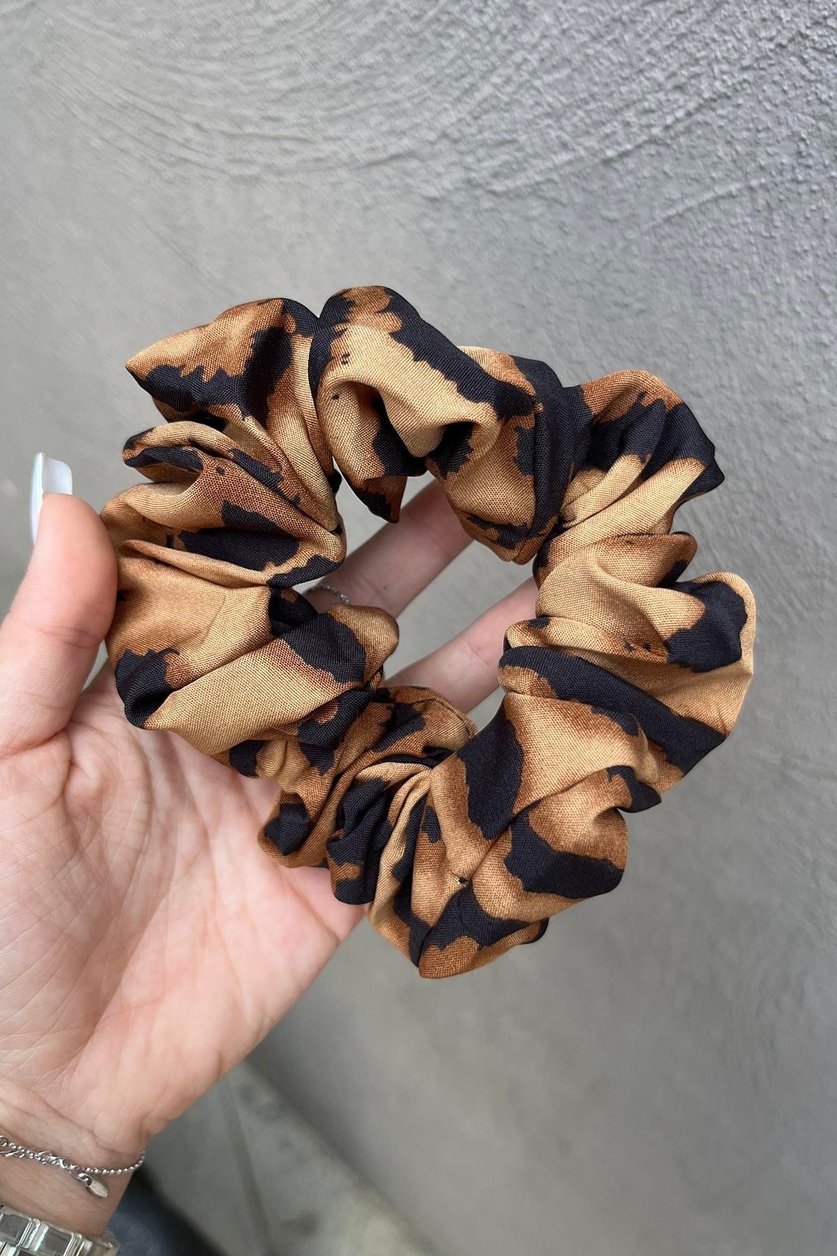 TAKIŞTIR-Καφέ Χρώμα Leopard Pattern Simit αγκράφα 2