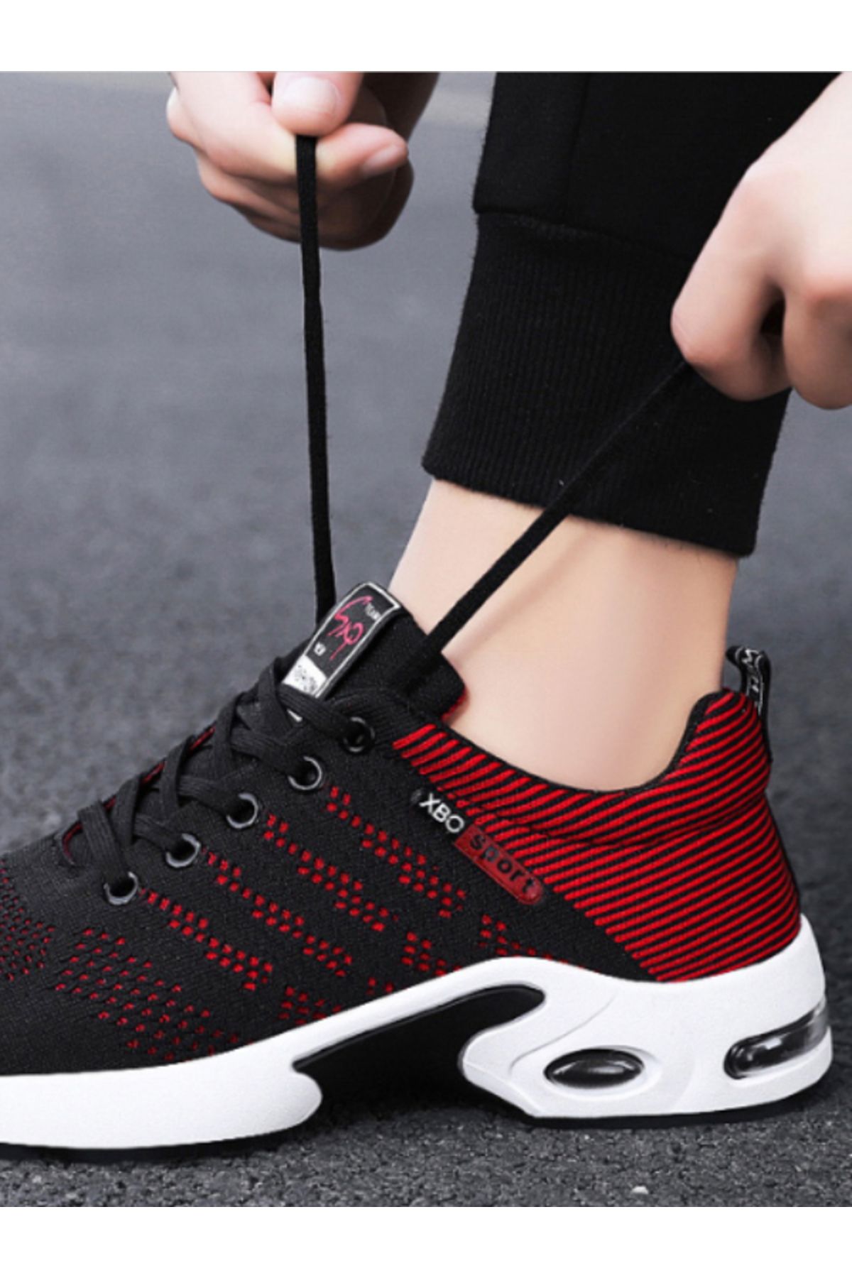 Pedwalker By Styli-Two Tone Mesh Round Toe Running Shoes 4