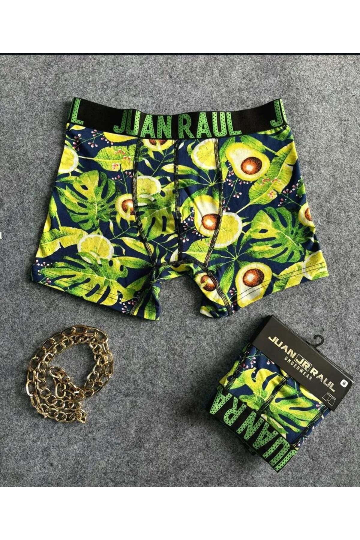 DELORİA juan raul desenli 5 adet erkek boxer rahat ferah