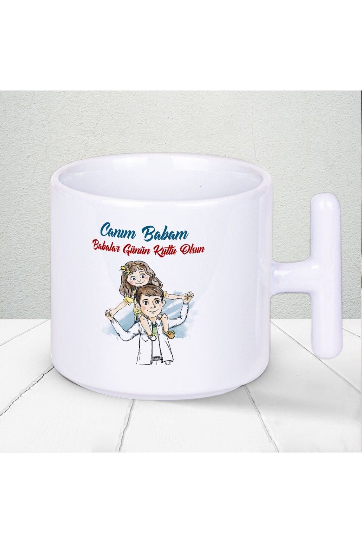Nostaljik Lezzetler Sevginizi Hediyeye Dönüştürün! Canım Babam Babalar Günün Kutlu Olsun Yazılı T Kupa Bardak