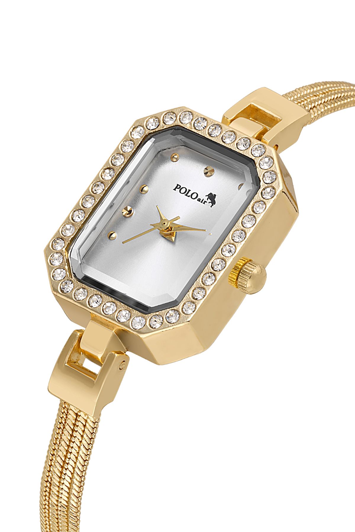 Polo Air Hasır Metal Kordon Kadın Kol Saati Gold Renk PL-1545B1x