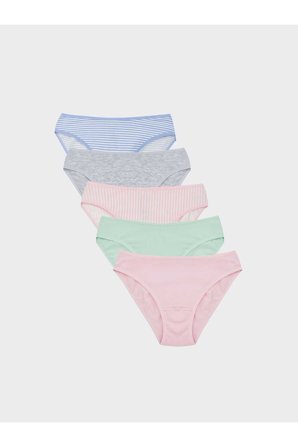 LC Waikiki Yeni Sezon Cizgili Bikini Kulot 5'li Paket - S58501Z8