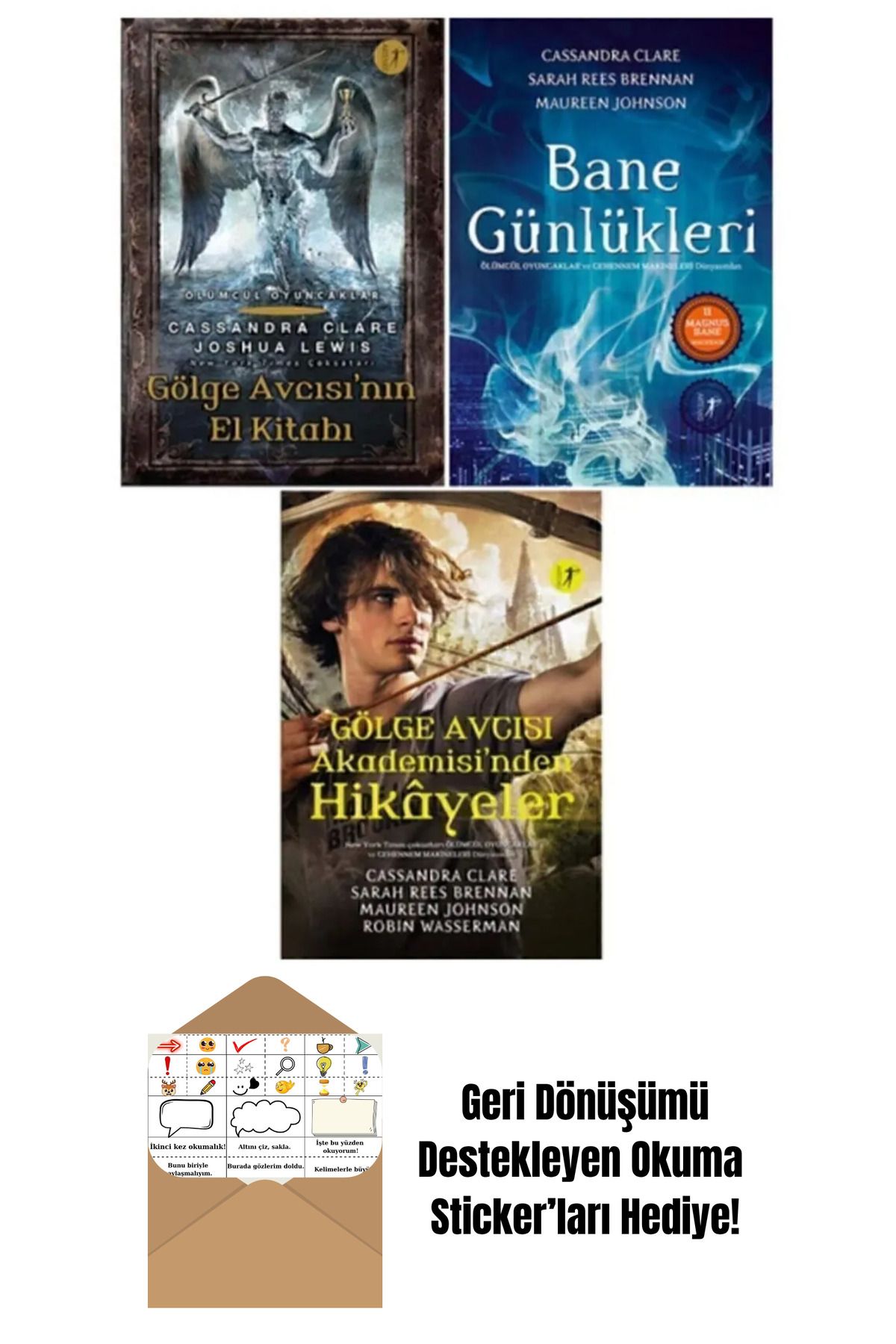 Artemis Yayınları Gölge Avcısı'nın El Kitabı 3 Kitap Set + Okuma Sticker'ları