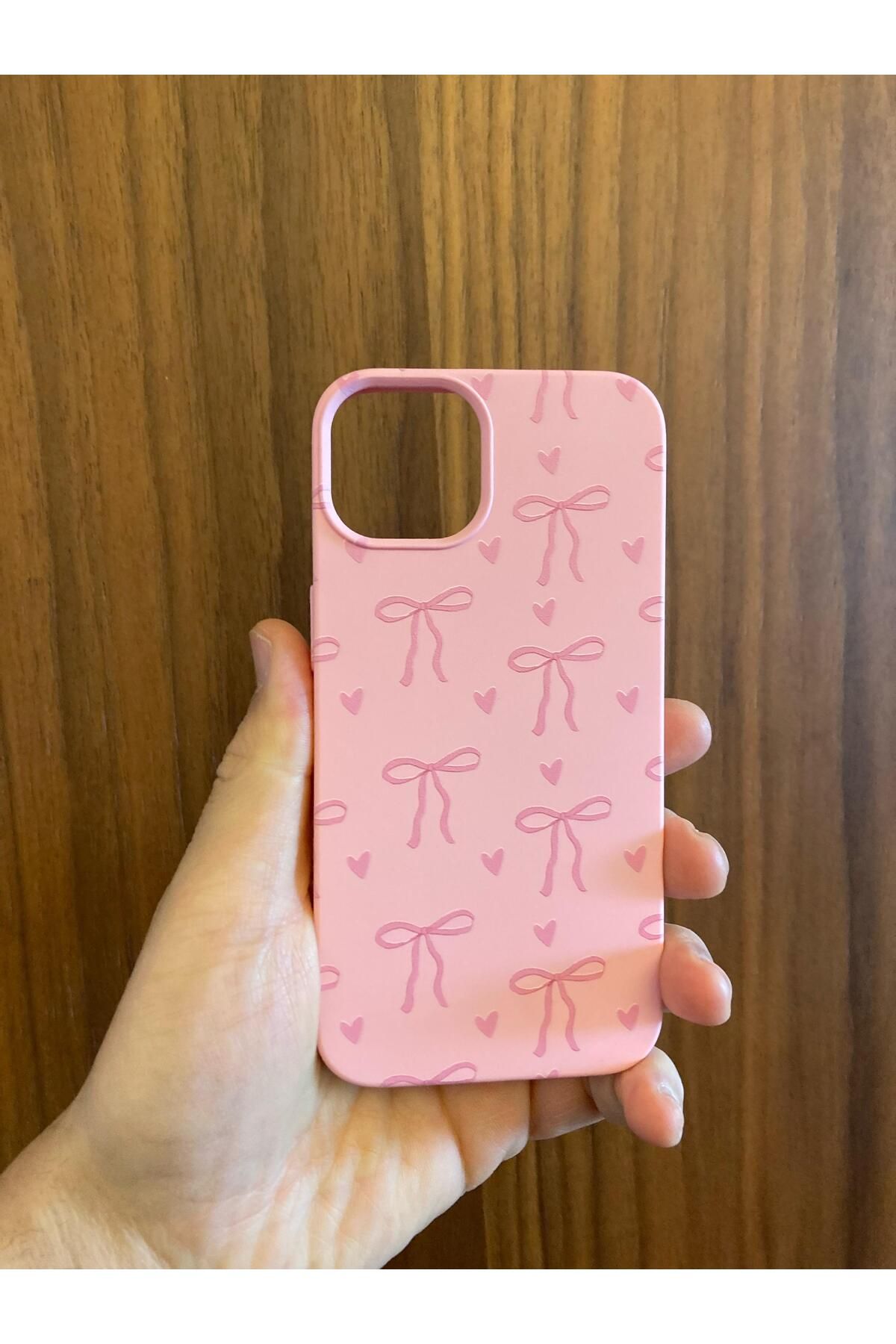 Newon Samsung Galaxy S25 Ultra Fiyonk/kurdele Baskılı Içi Kadife Silikon Telefon Kılıfı Kapak Cover Case