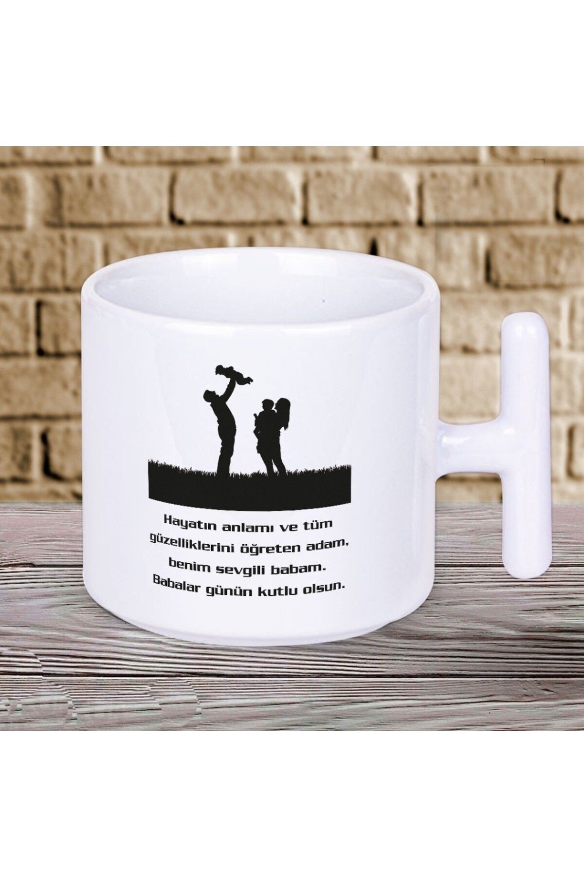 Nostaljik Lezzetler Her Yudumda Sizi Hatırlatacak Bir Mesaj! Babalar Gününe Özel Hediyelik T Kupa Bardak