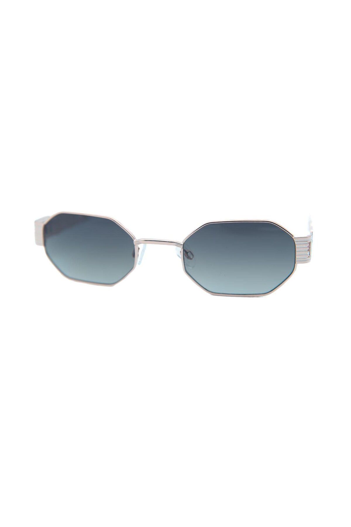 Flirt FL 966 180G 51 Unisex Geometrik Rose Gold Metal Güneş Gözlüğü