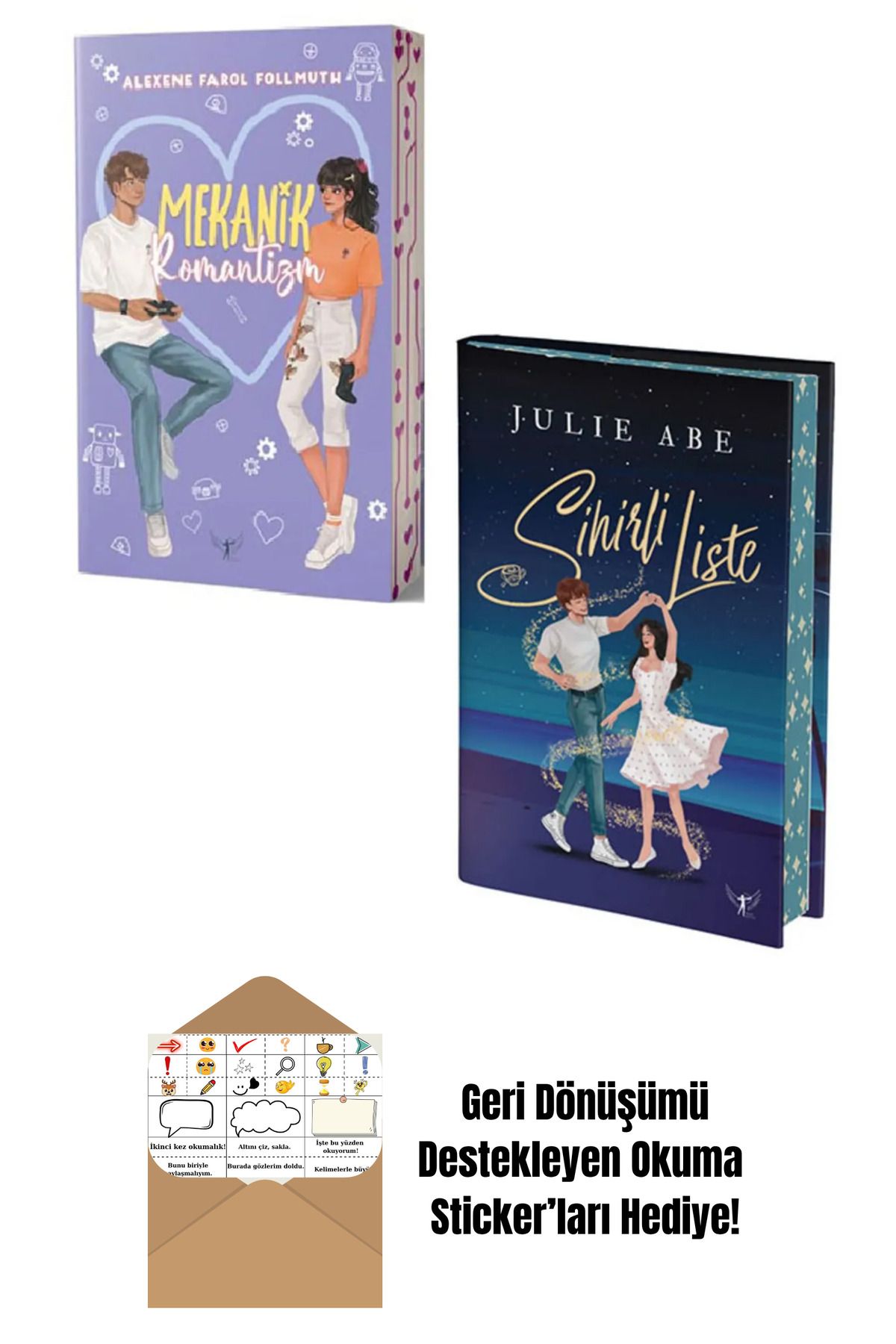 Artemis Yayınları Mekanik Romantizm + Sihirli Liste 2 Kitap Set (ciltli) + Okuma Sticker'ları