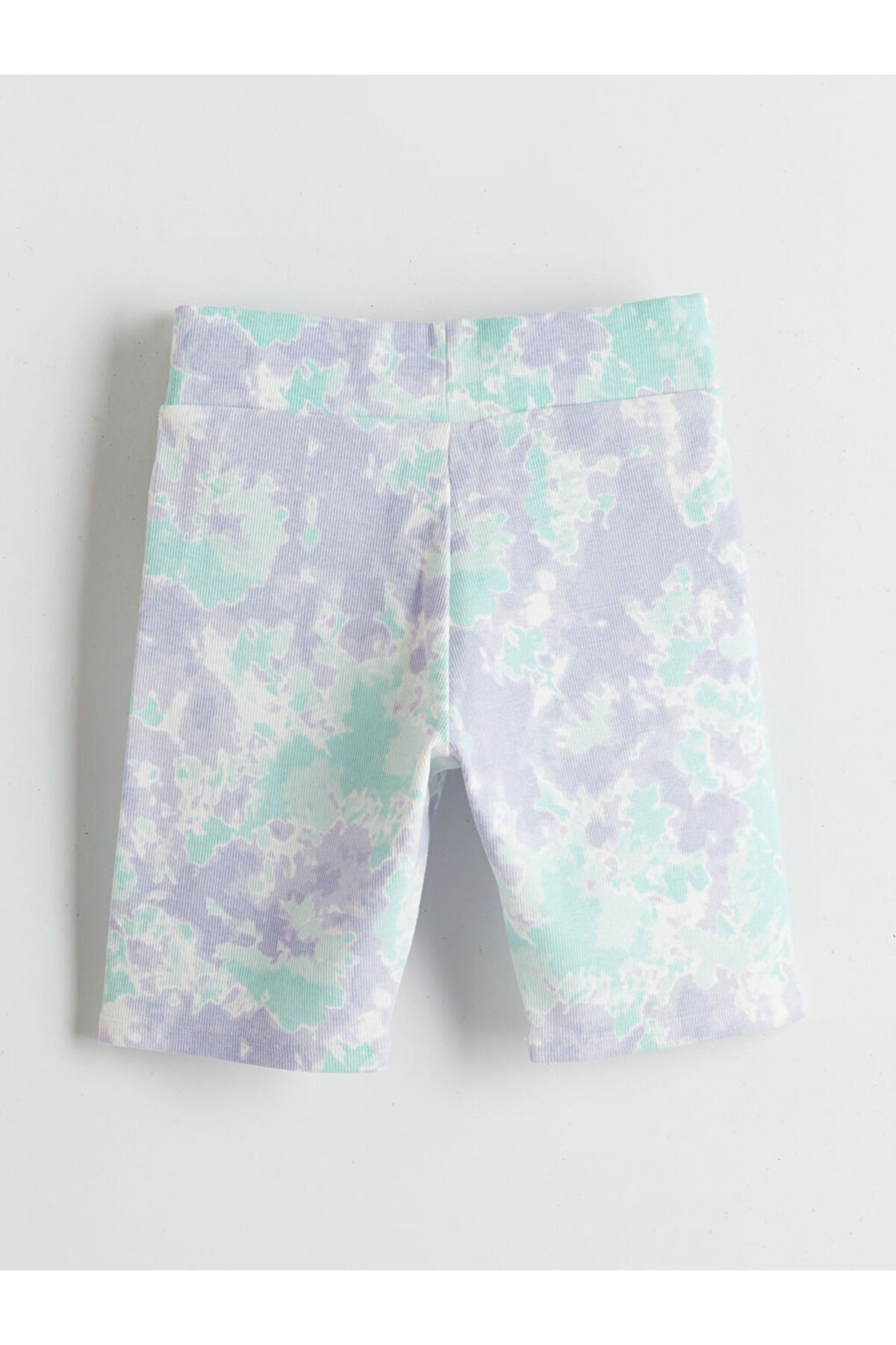 LC Waikiki-Girl's Short Tights with Elastic Waist and Tie-Dye Pattern 2