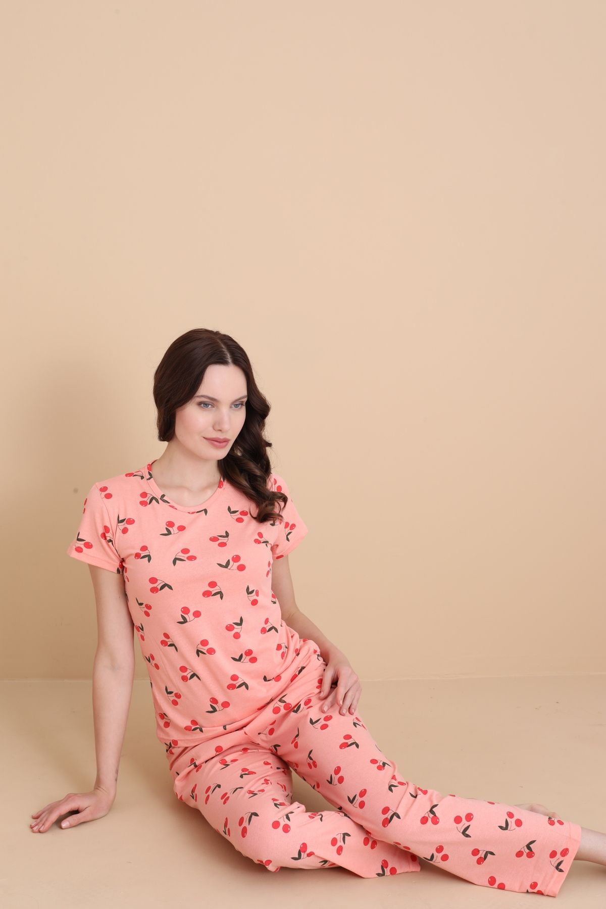 STELLAPİNK Kadın Pamuklu Pijama Takımı