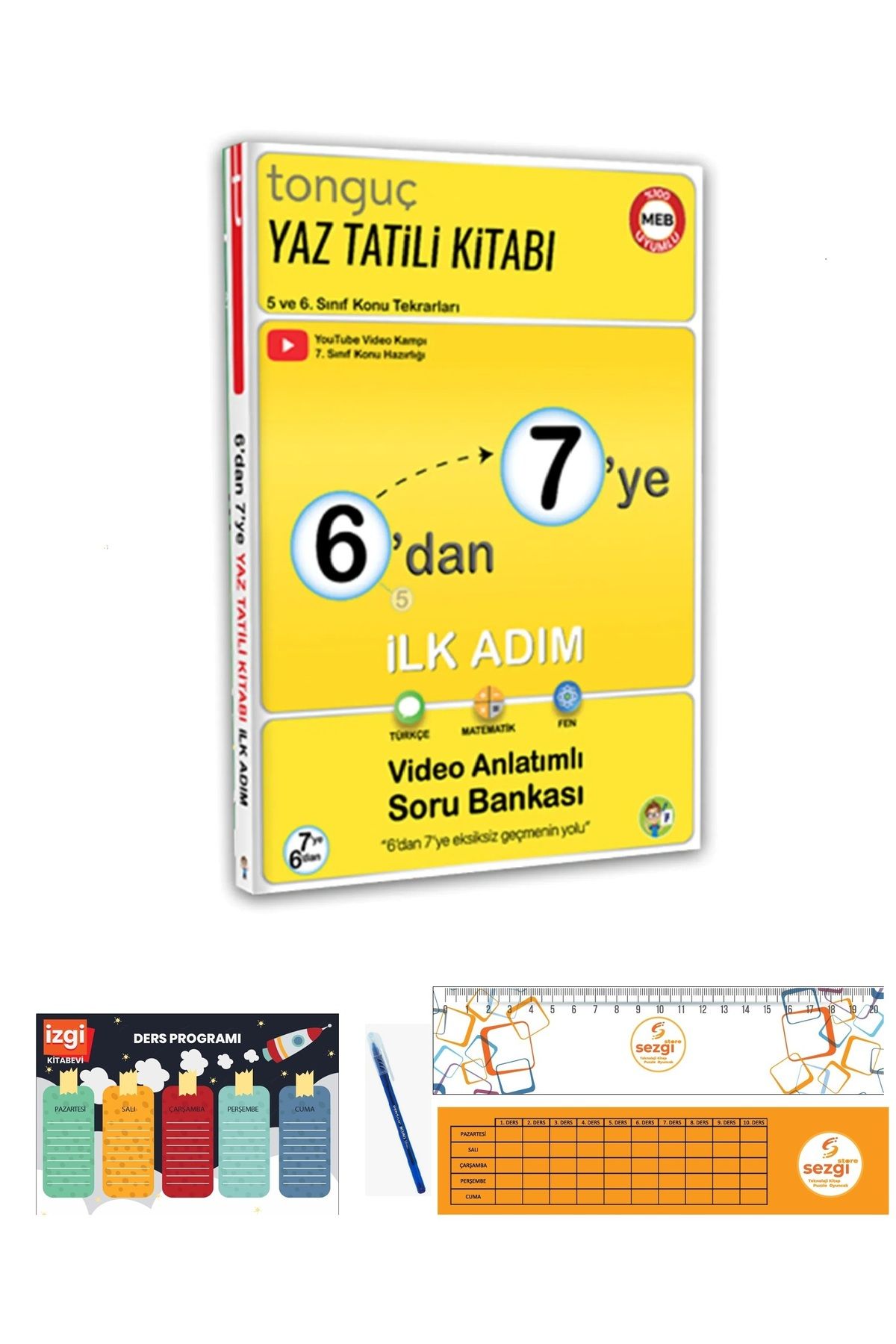 Tonguç Yayınları 6'Dan 7Ye Hazırlık Kitabı Hediyeli 2025 BASKI