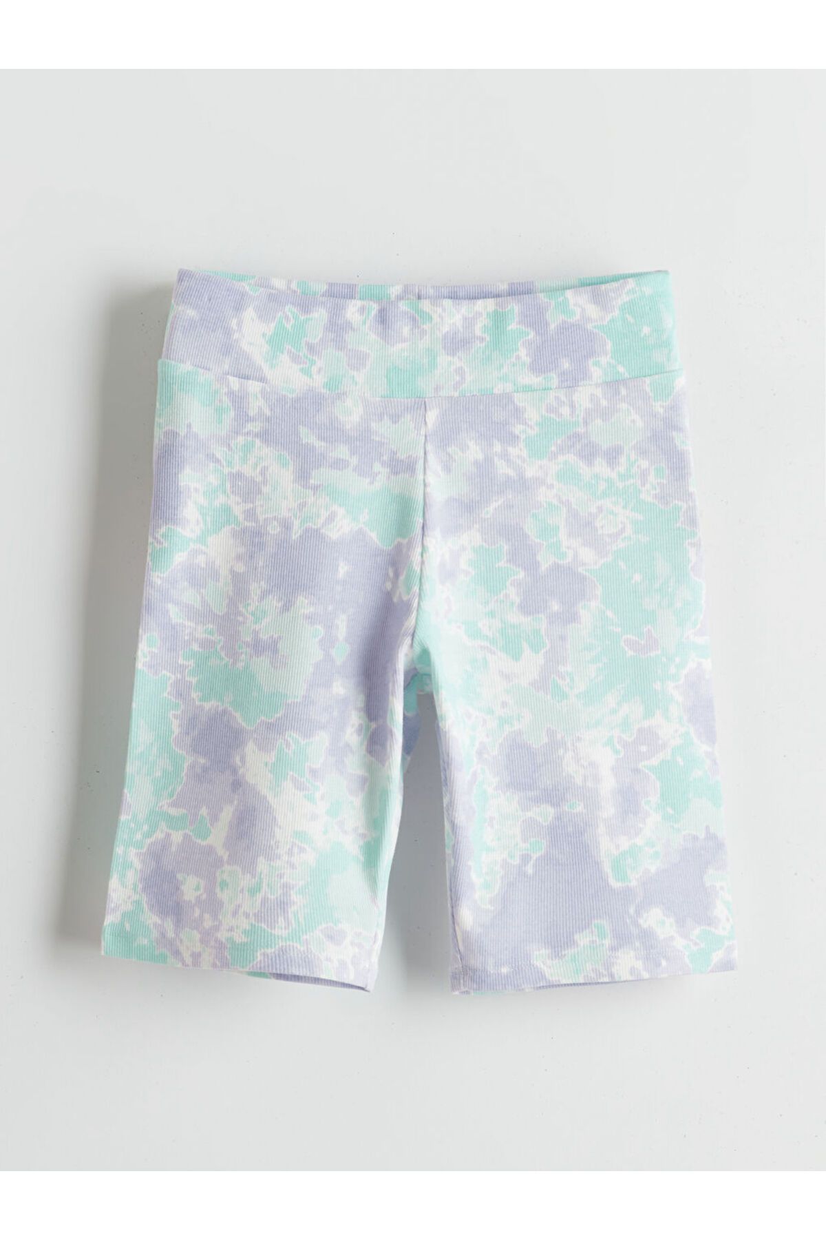 LC Waikiki Yeni Sezon Beli Lastikli Batik Desenli Kiz Cocuk Kisa Tayt - S5EI62Z4