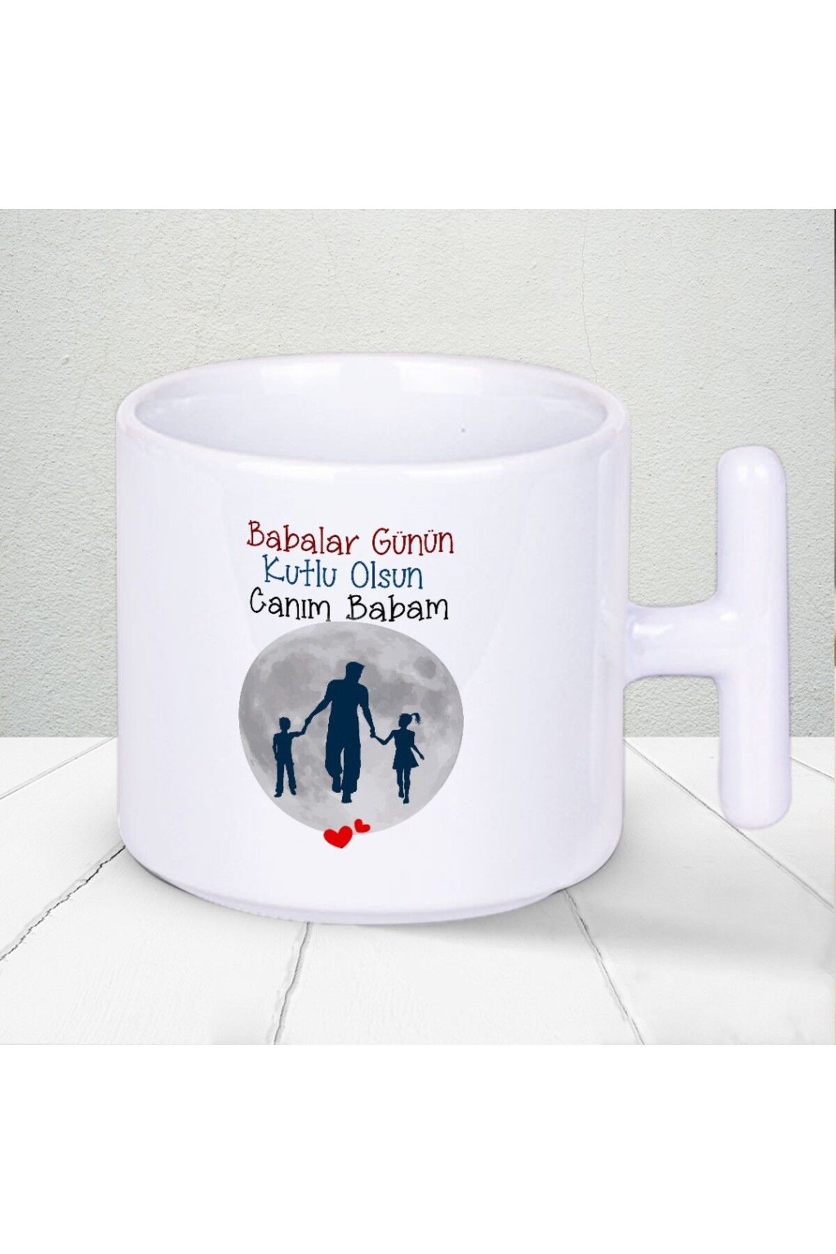 Nostaljik Lezzetler Babalar Günün Kutlu Olsun Canım Babam Baskılı Babalar Günü T Kupa Bardak -1