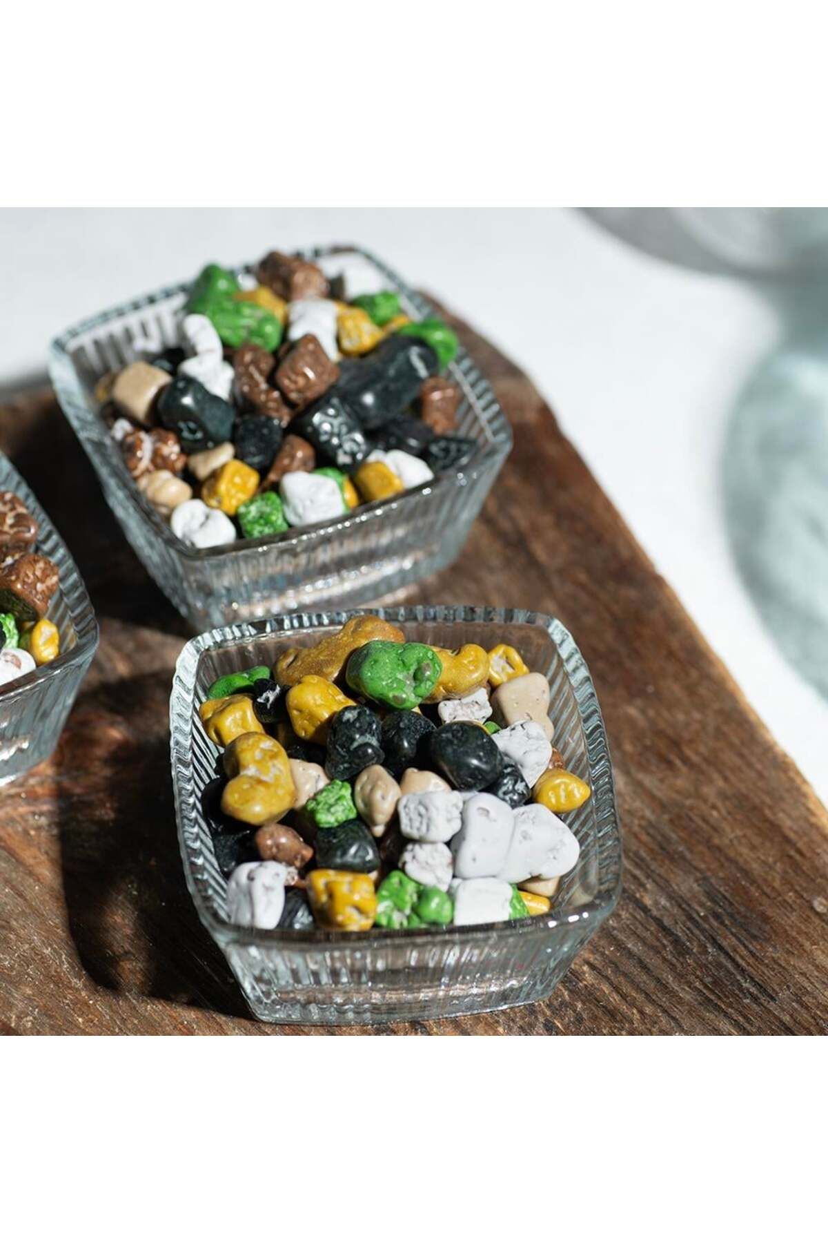 İkizler Renkli Çaklıtaşı Draje Mix 500 Gr