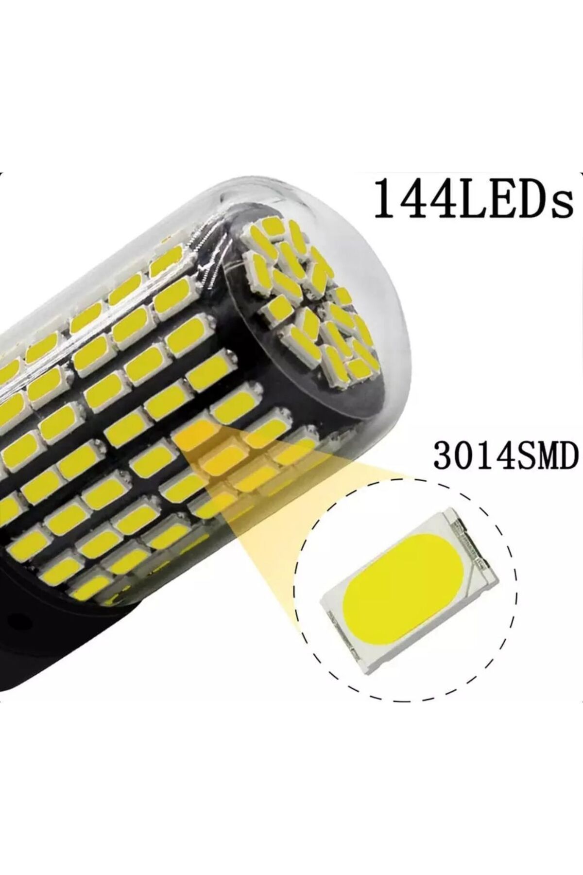 AUTOREY-Canbus LED Bulb T20 W21W WY21W 7440 Brake Taillight Signal Reverse or Daytime Running Lights 4