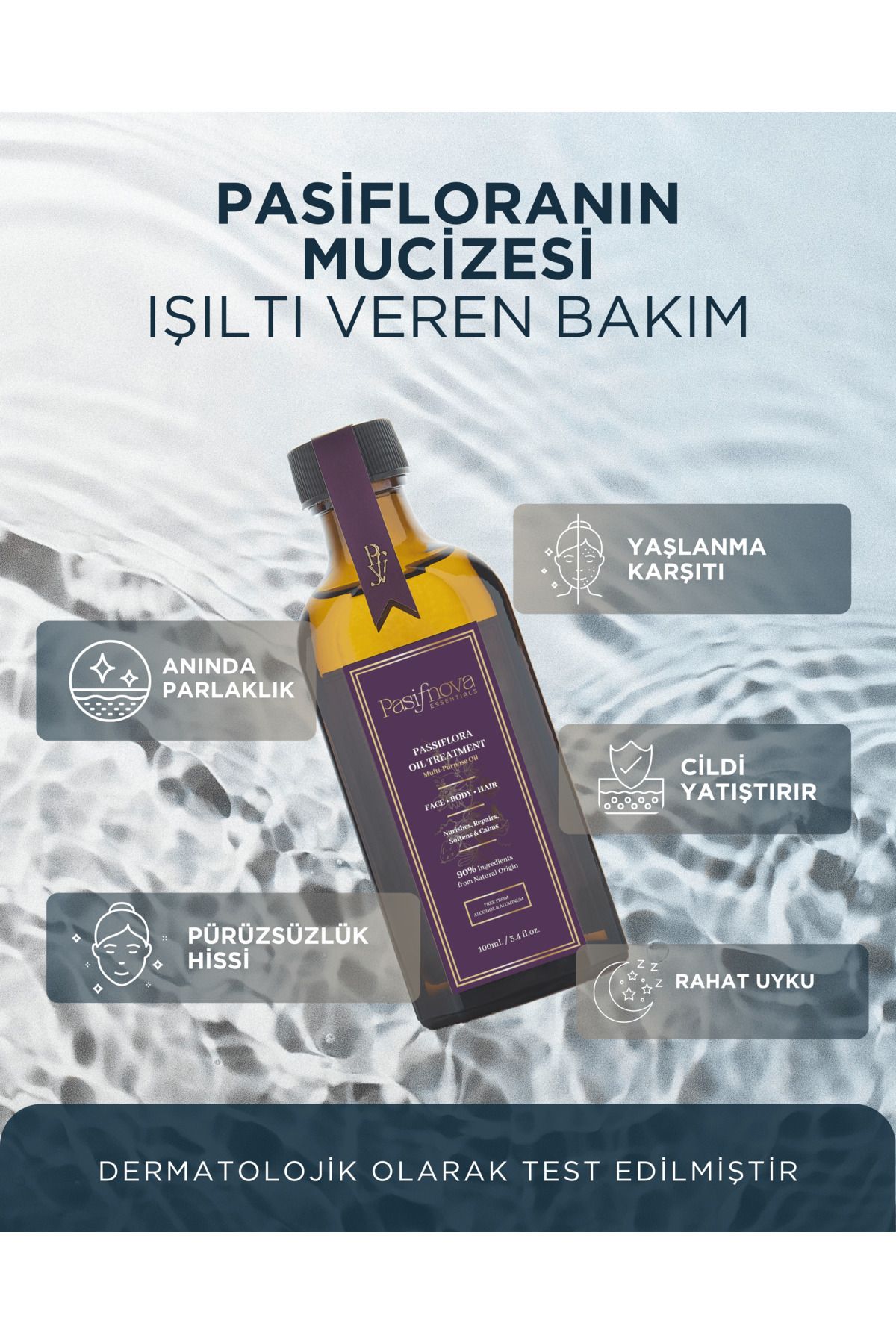 Pasifnova Essentials Pasiflora Yüz - Vücut - Saç Bakım Yağı