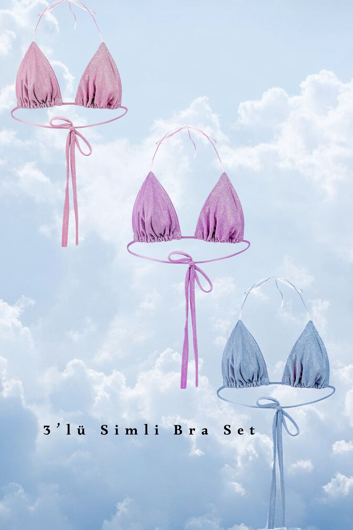 Gülşah Evecen 3 ' Lü Simli Bralet