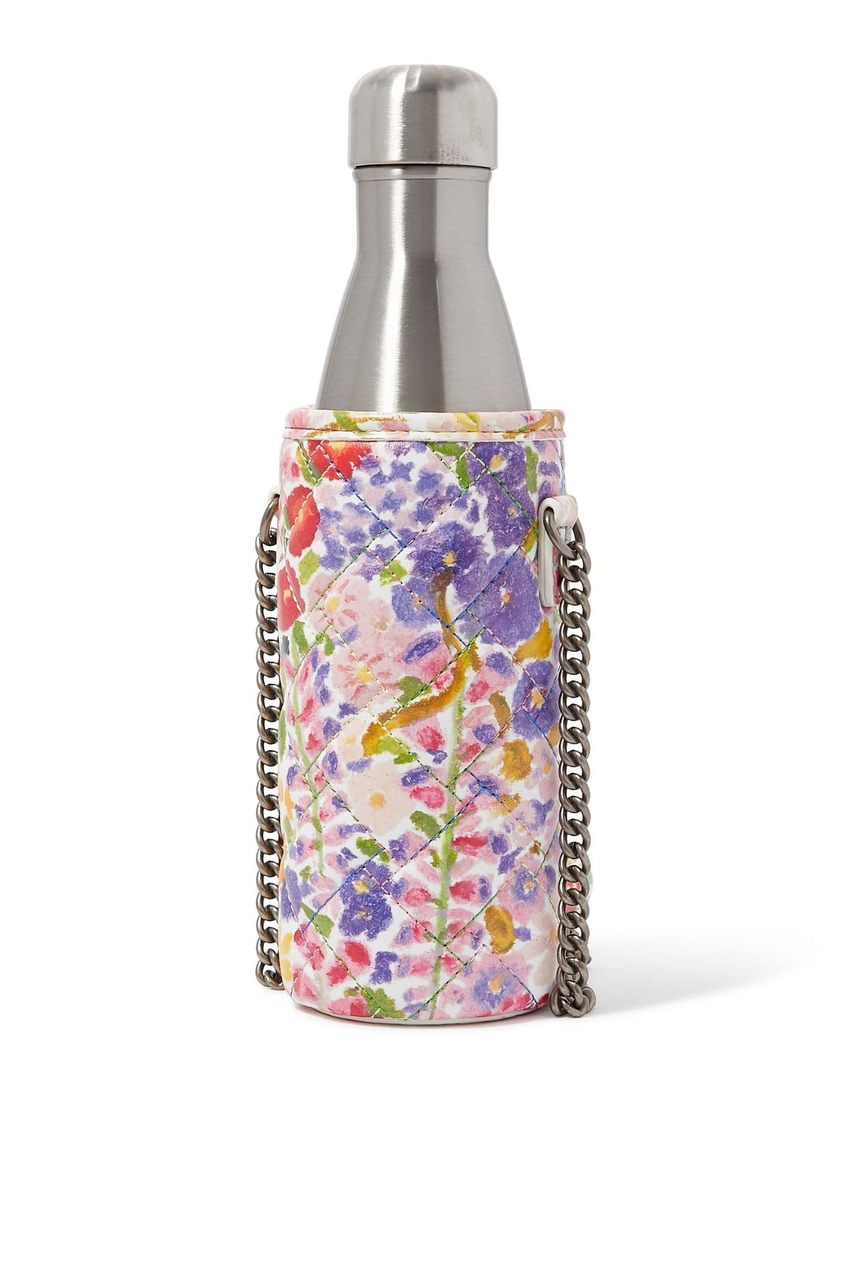 Kurt Geiger Floral Couture Şişe Çantası 17x7 cm, Kadın Crossbody Şık Spor Aksesuar
