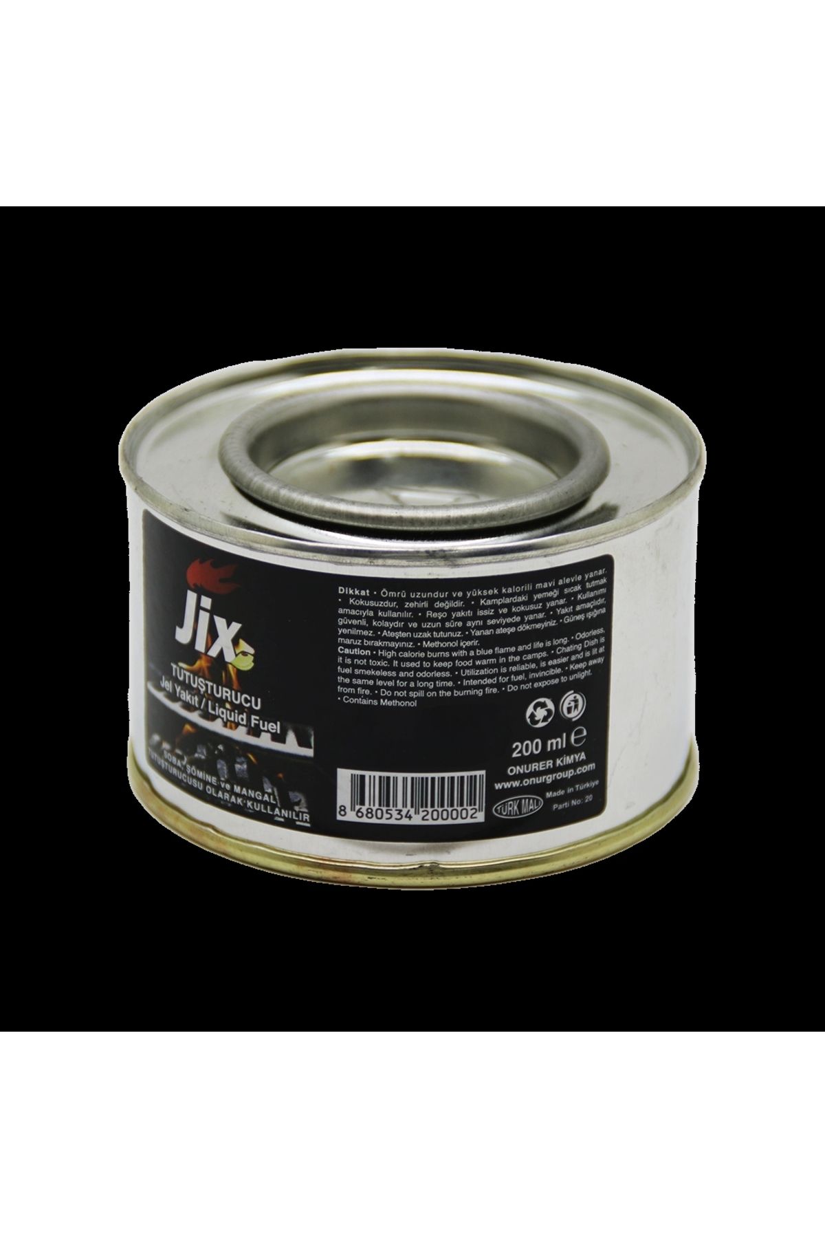 İnnMerry JİX TUTUŞTURUCU 200ML TENEKE JEL YAKIT (5047)