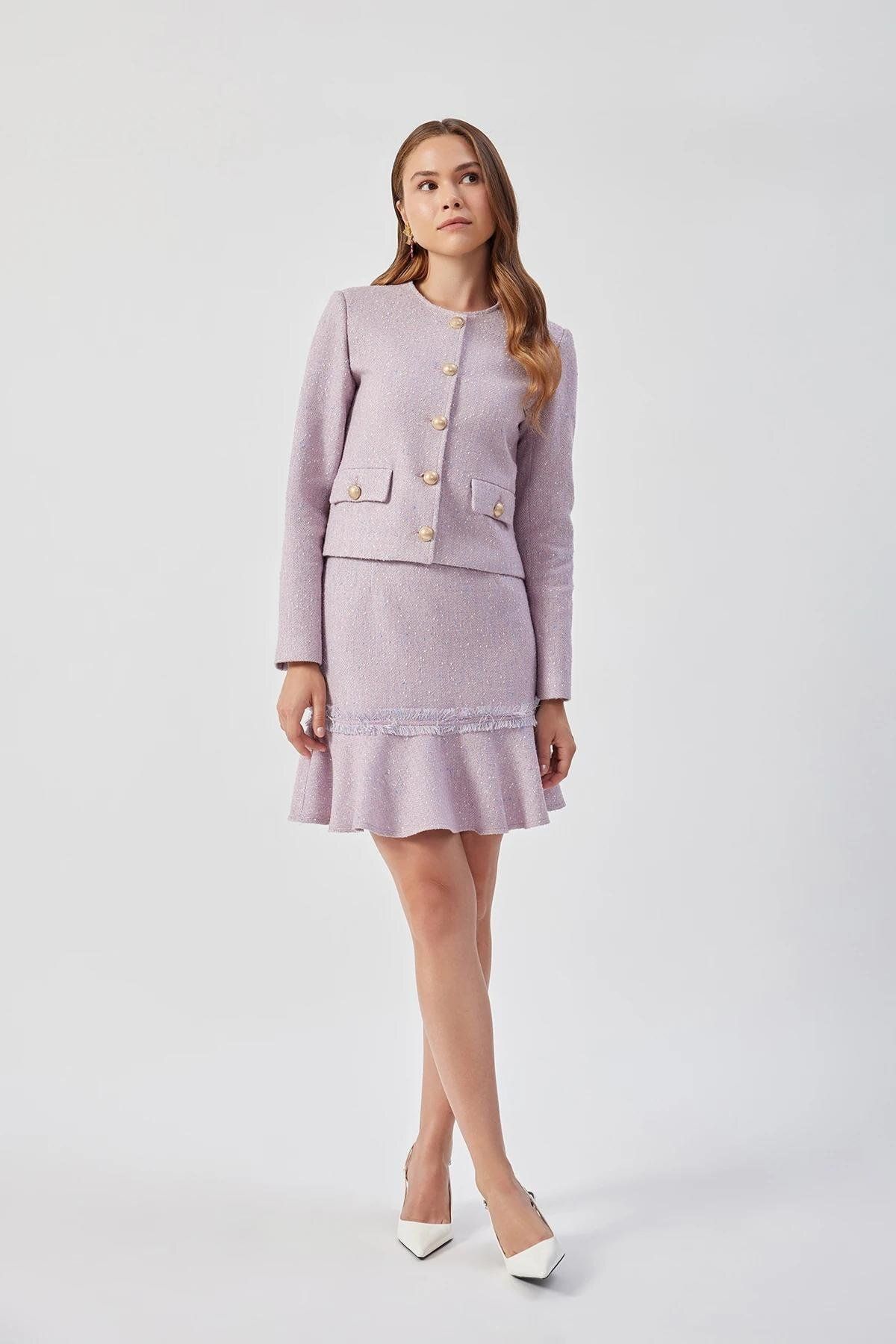 Tpc.Point Collection Kadın Pudra Nia Skirt Kışlık Etek