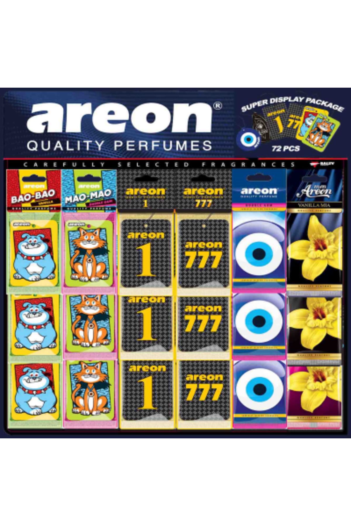 Areon Display Mao Bao 72 li Set