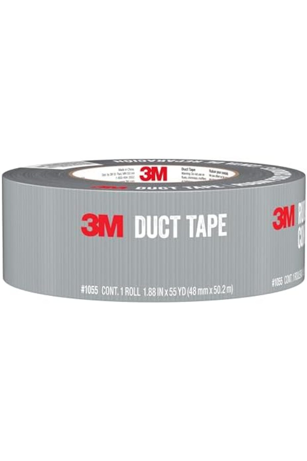 3M-Basic Duct Tape, 1.88 inches by 55 yards, 1055, 1 roll 2