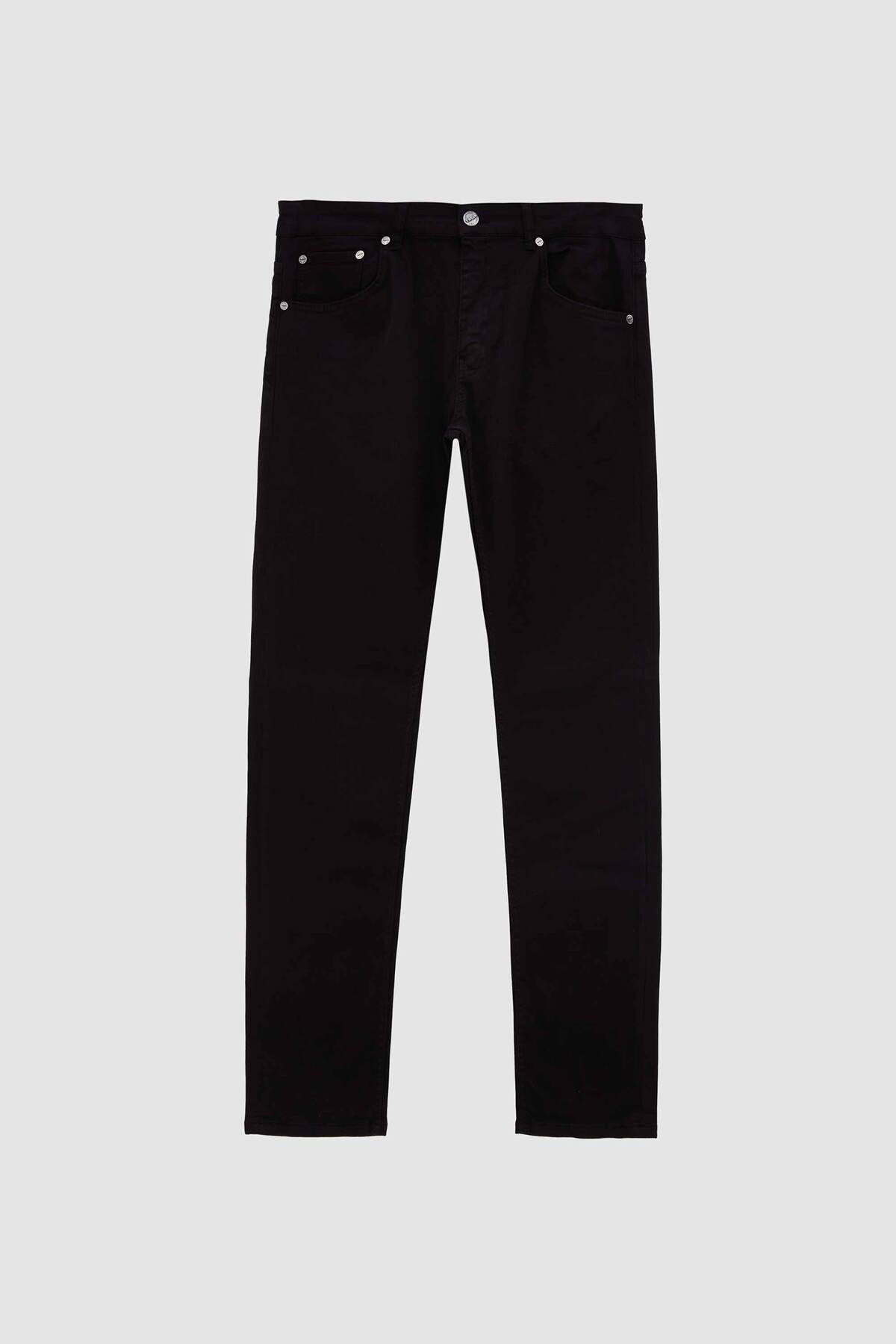 Tween Super Slim Fit Siyah Denim Pantolon