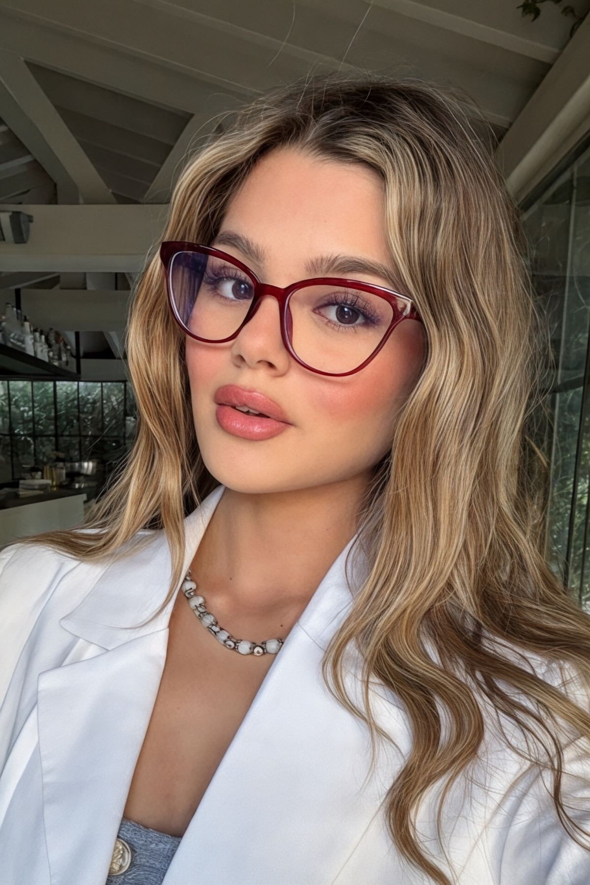 REN EYEWEAR Harmony Vision BORDO Cat Eye Formlu Mavi Işık Korumalı Kadın Gözlük Popüler Şeffaf Ekran Gözlüğü