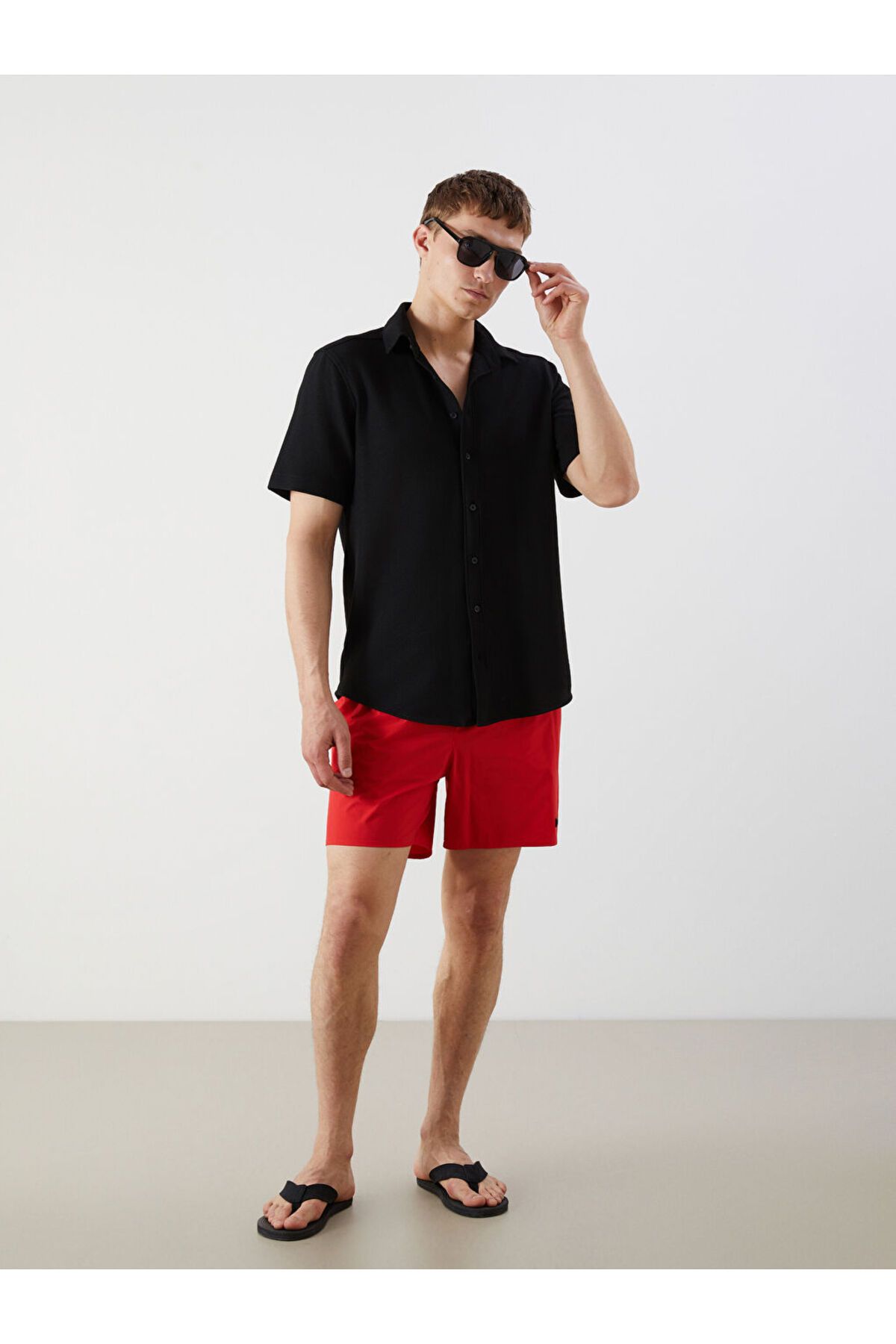 LC Waikiki Yeni Sezon Kisa Boy Erkek Deniz Sortu - S5ED57Z8