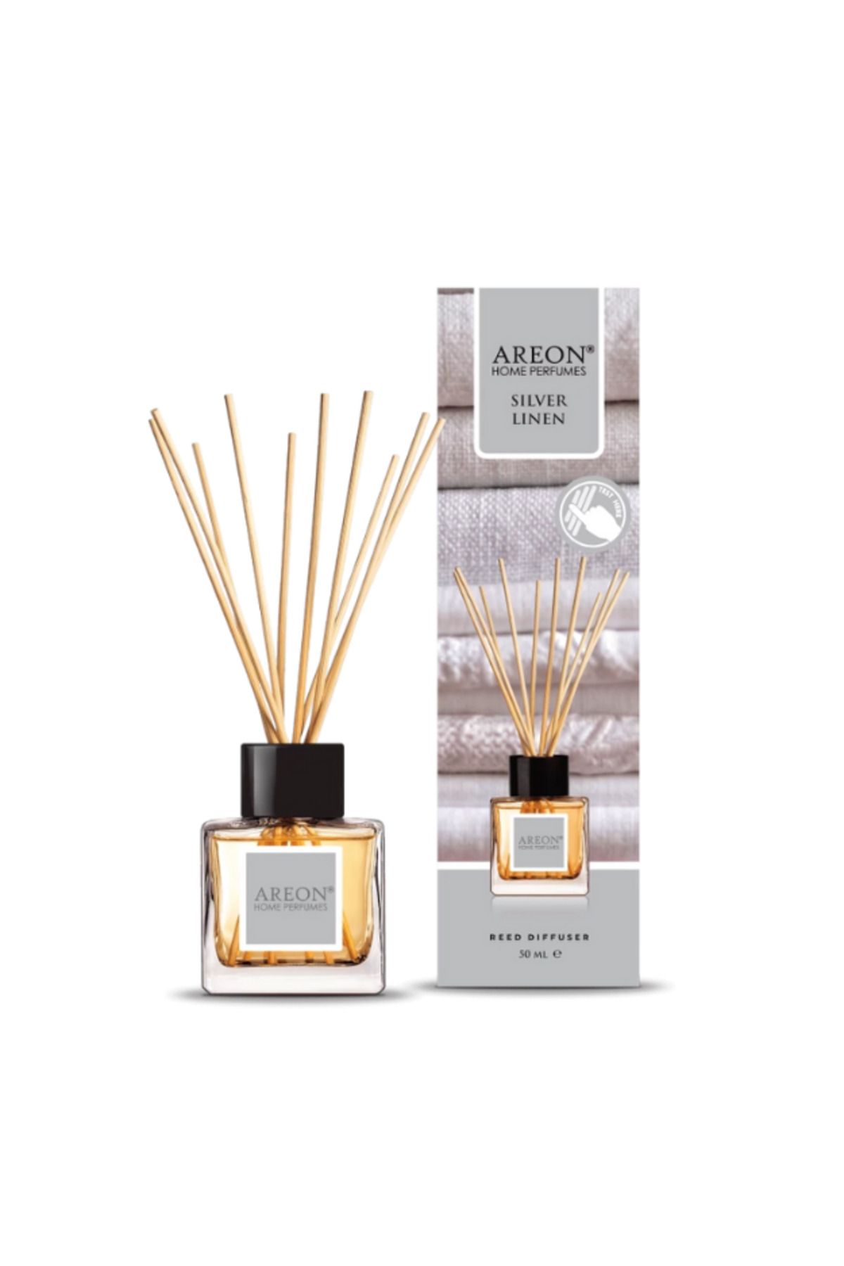Areon Classic Silver Linen 50 Ml Bambu Çubuklu Oda Kokusu