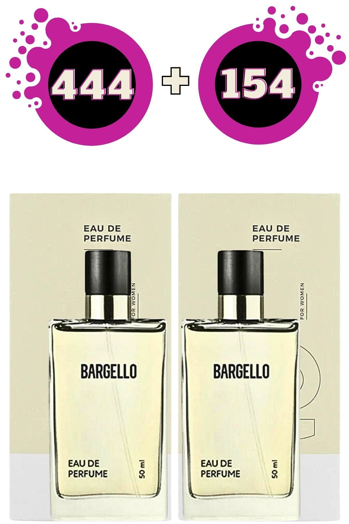 Bargello 444 Oriental Kadın Parfüm + 154 Floral Kadın Parfüm Seti 50ml EDP