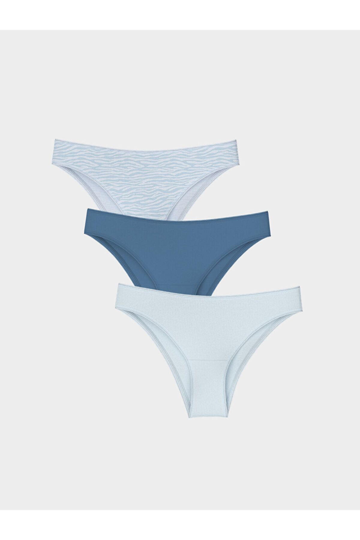 LC Waikiki Yeni Sezon Desenli Brazilian Kulot 3'lu Paket - S5EB01Z8