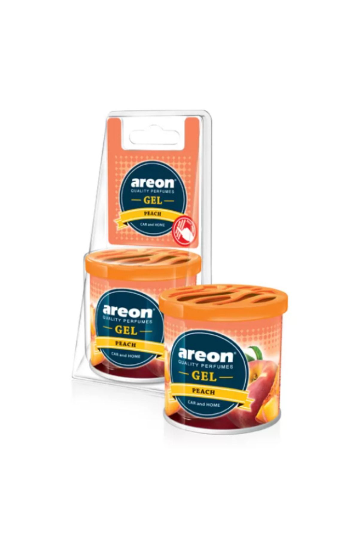 Areon Gel Can Blister Peach Bardaklik Oto Araç Kokusu