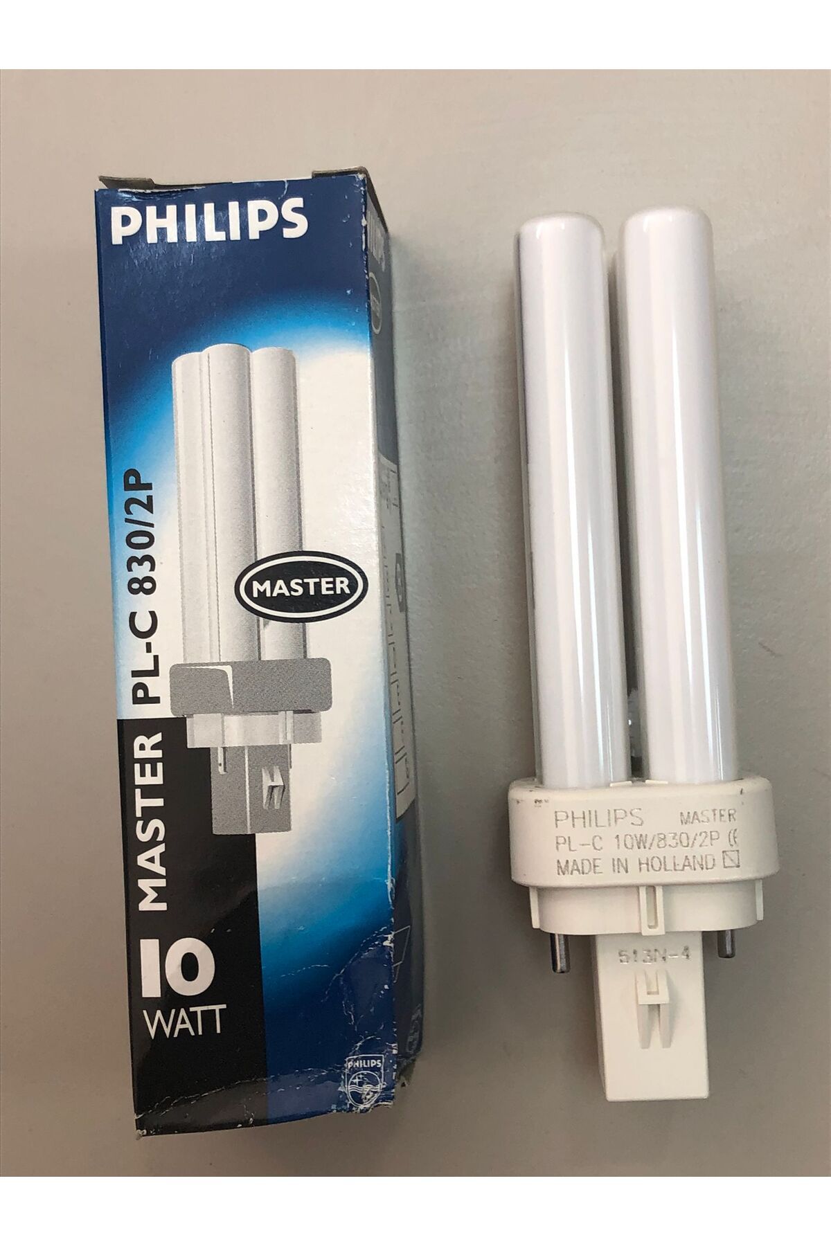 Philips 5 ADET PHILIPS PLC 10W /830 2P LAMBA 600 LÜMEN 3000 KELVİN SARI