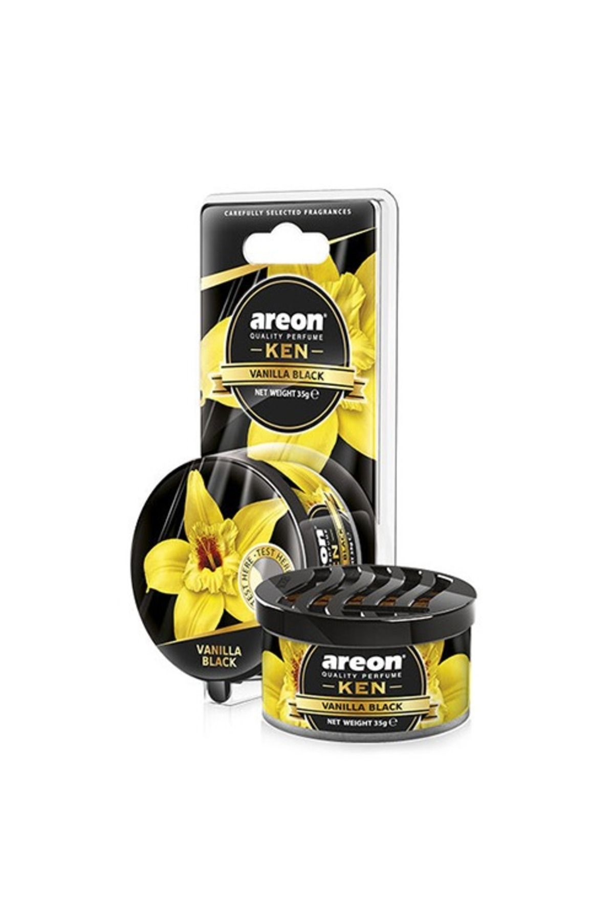 Areon Ken Blister Vanilla Black Bardaklik Oto Araç Kokusu
