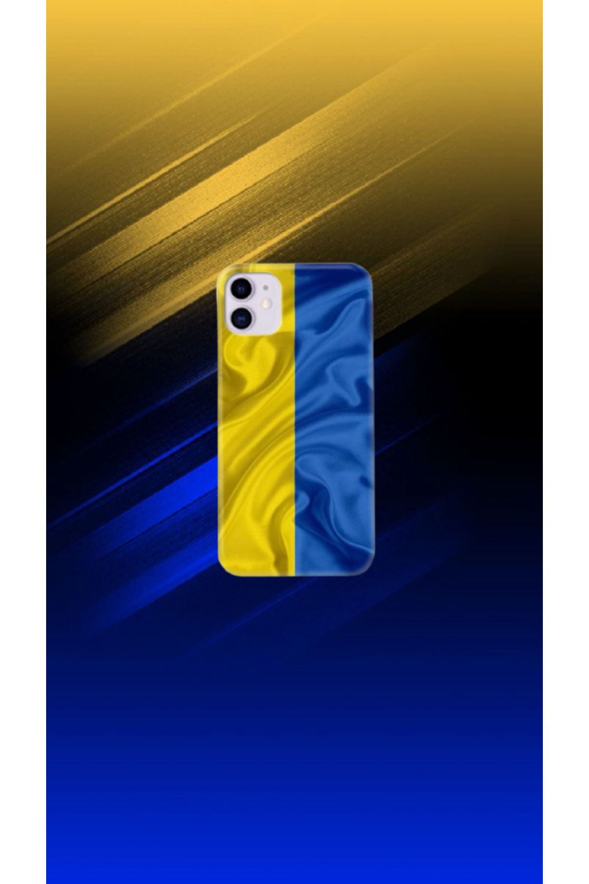 cover shopp Sarı-Lacivert Desenli Kılıf Tasarımı-7 IP 12