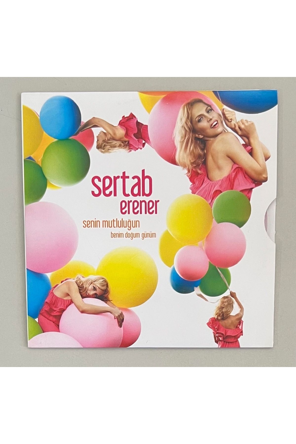 Plakevi İzmir Sertab Erener Senin Mutluluğun Benim Doğum Günüm 4 Şarkılık Cd (Orjnal Dönem Baskı Cd)