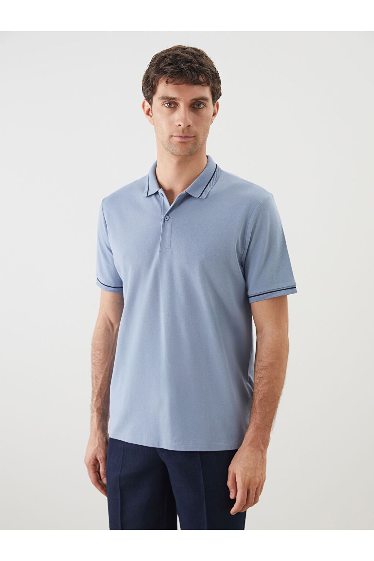 LC Waikiki Yeni Sezon Polo Yaka Pike Erkek Tisort - S5FG49Z8